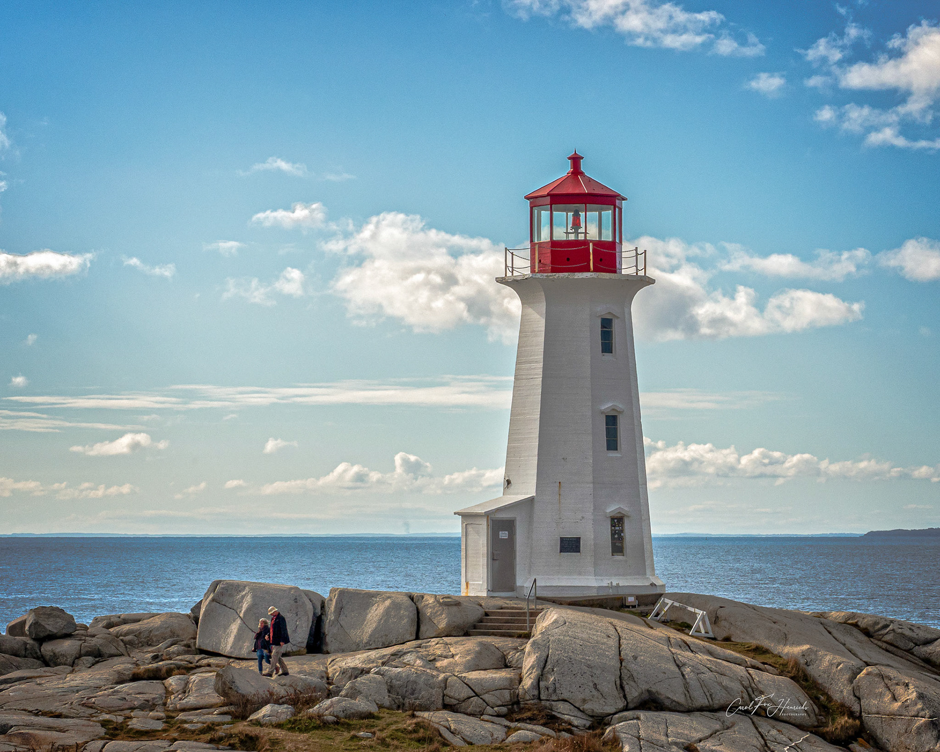 Strolling by the Lighthouse at Peggy's Cove