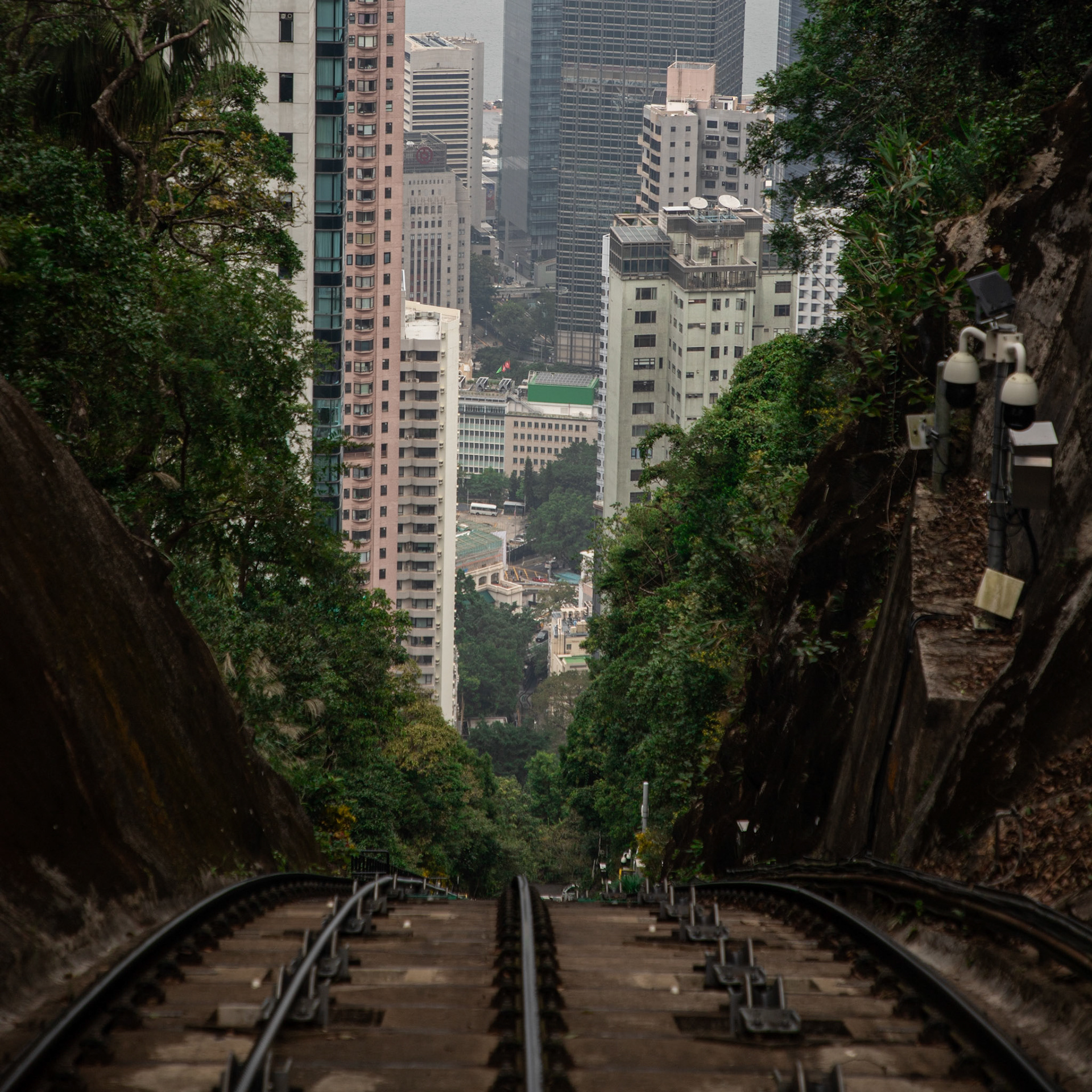 Hong Kong Peak Tram 05.12.2024 - Hong Kong, Çin