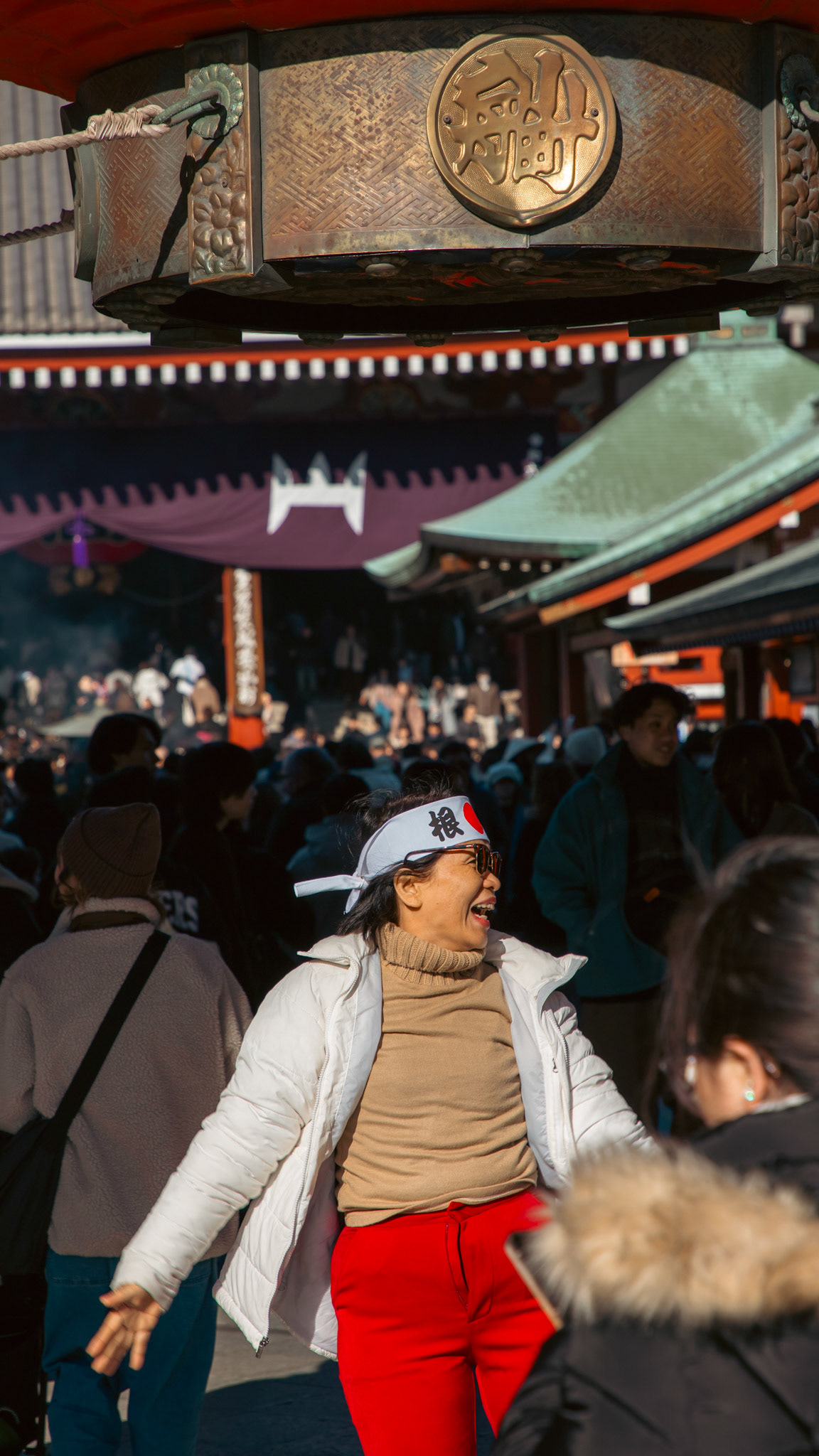 Senso-Ji Tapınağı Grişi - 14.01.2024 Tokyo, Japonya