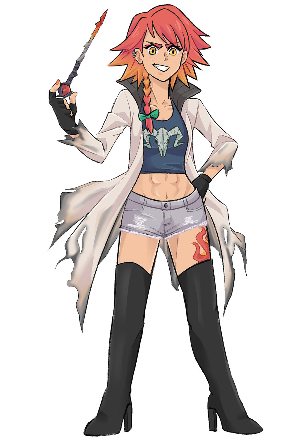 Fire character "Ashe Statt"