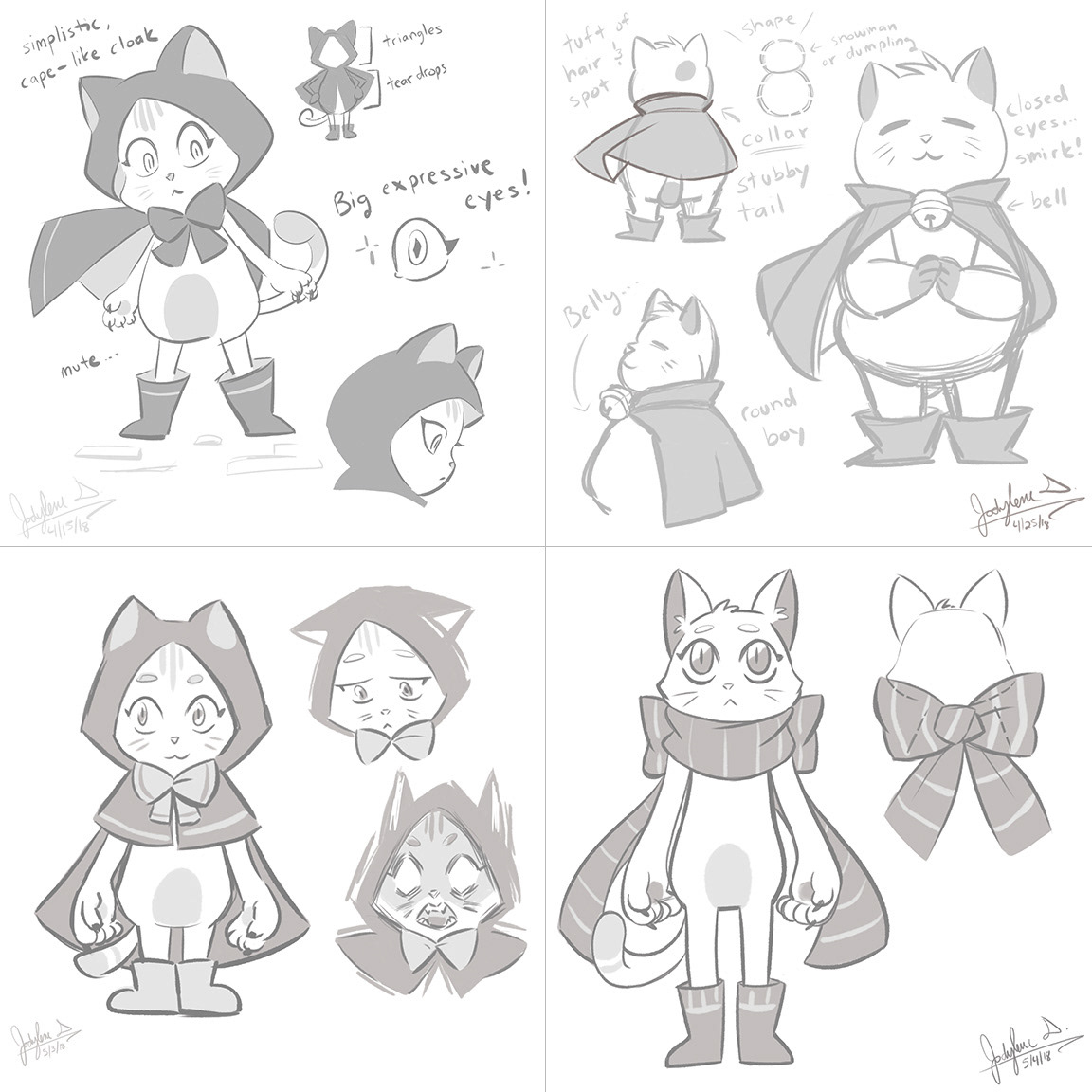 Main character variations