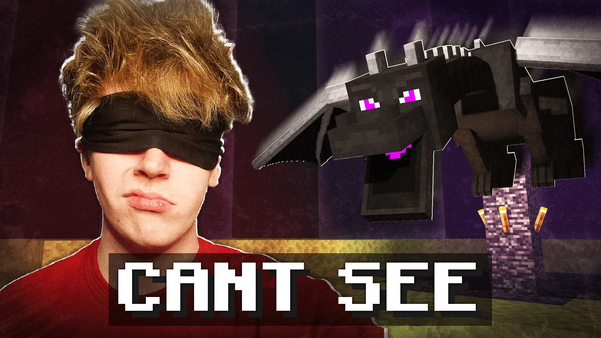 "How I ACTUALLY Beat Minecraft Blindfolded"