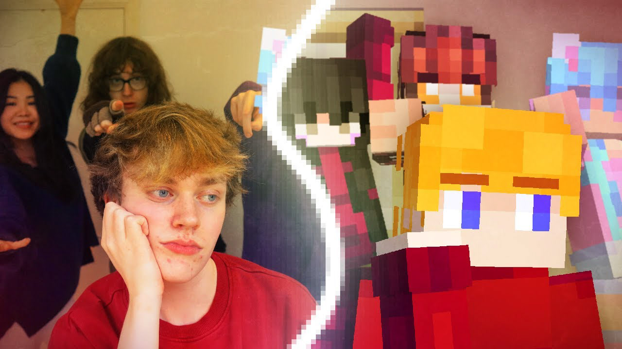 "I met my Minecraft Friends in the REAL WORLD (ft. Astelina, Synth, Maggdalene)"