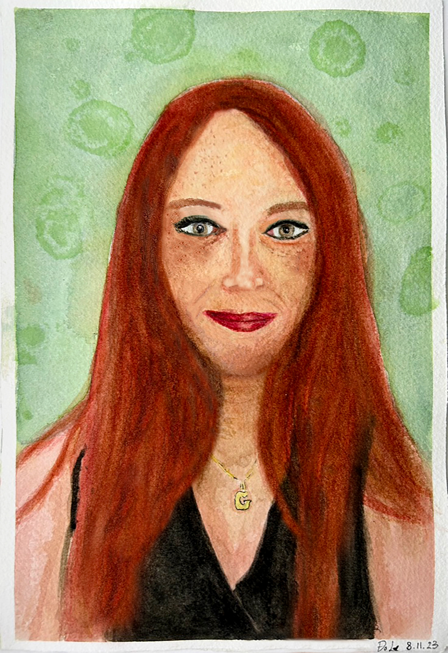 Pencil, watercolor on Saunders Waterford paper (300gsm-140lbs). 11x7.5 inch.