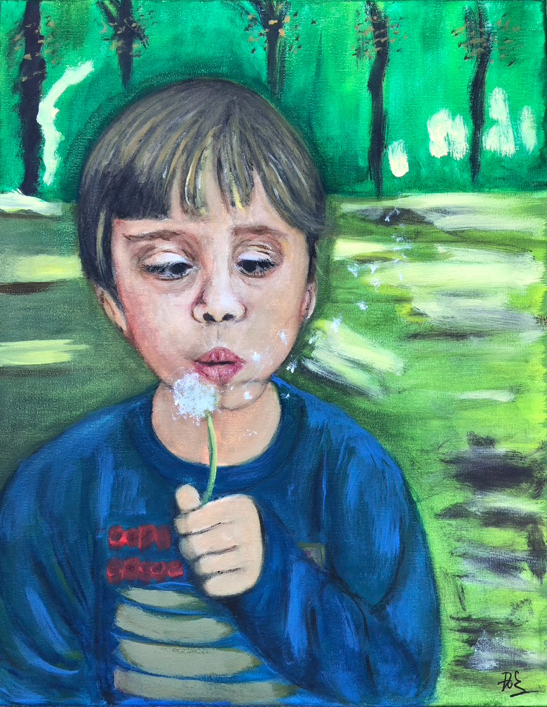 Oil on canvas. 14x18 inch.