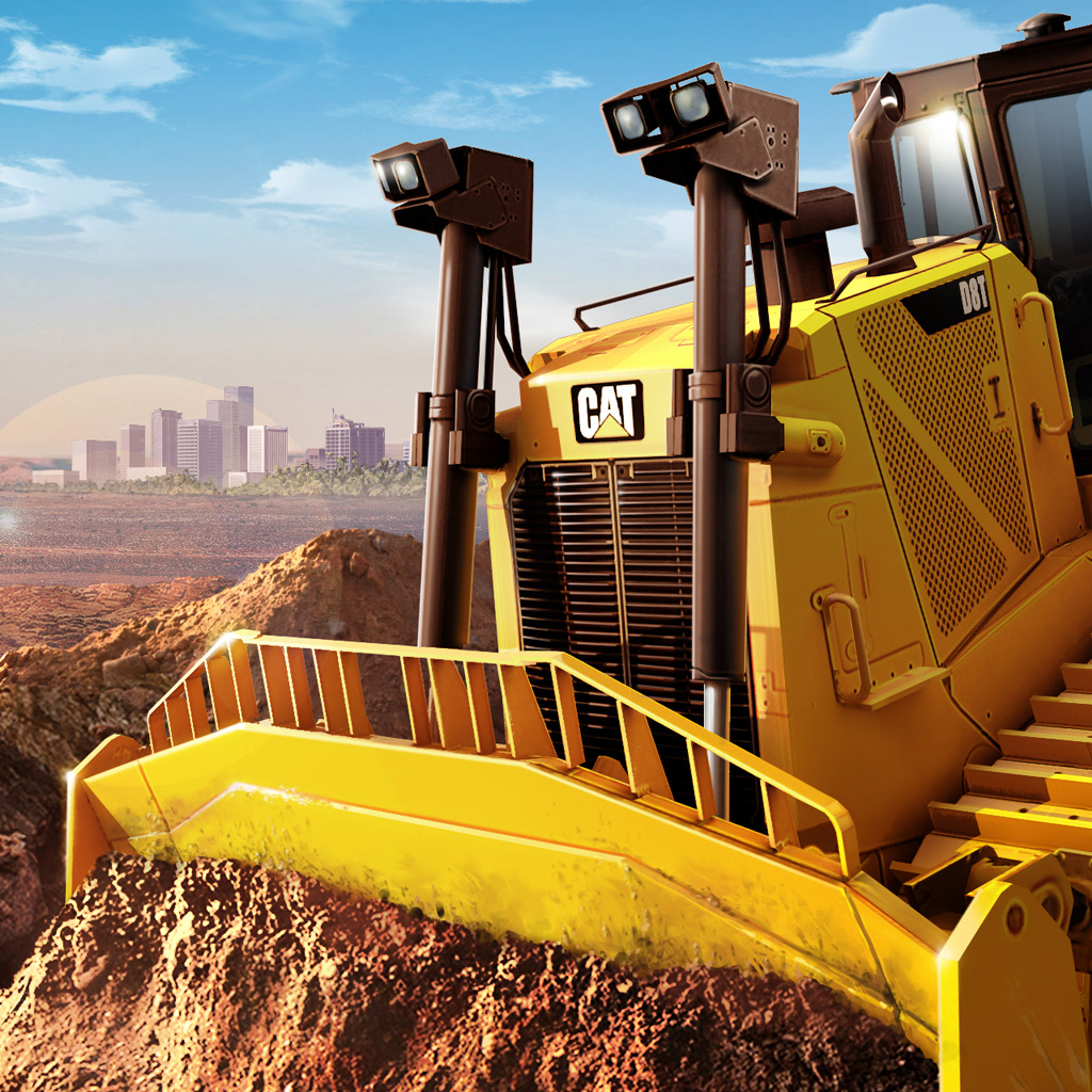 Detailansicht des Bulldozers