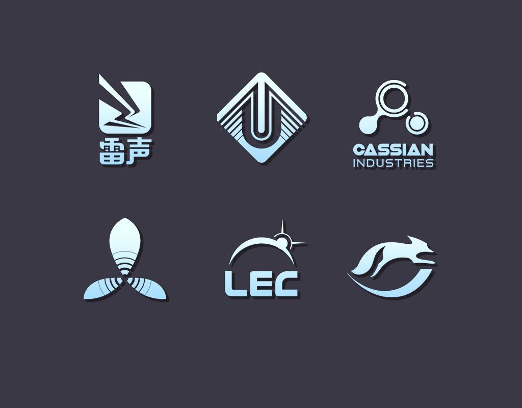 Logos der NPC Fraktionen von Anno 2205