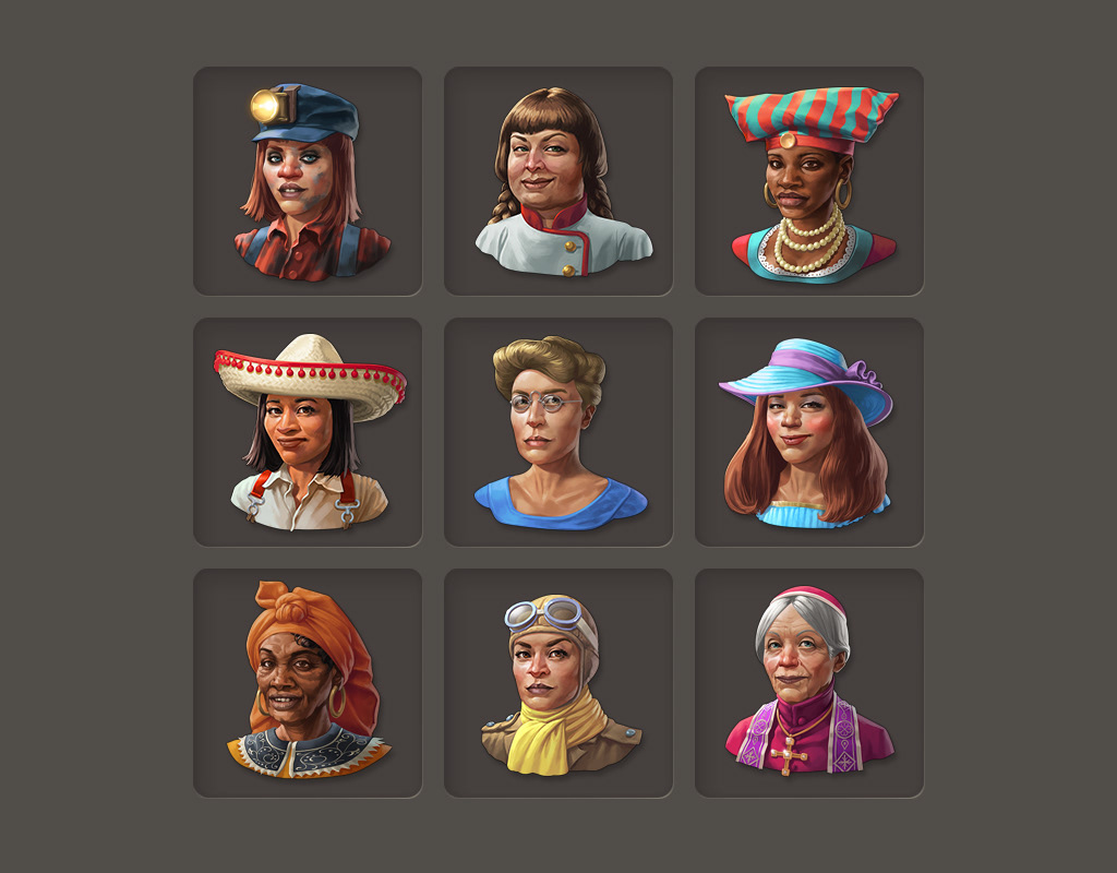 Icondesign für ANNO 1800, Ubisoft Bluebyte