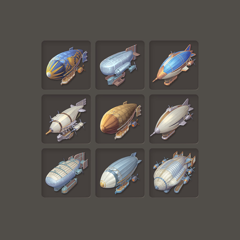 Icondesign für ANNO 1800, Ubisoft Bluebyte
