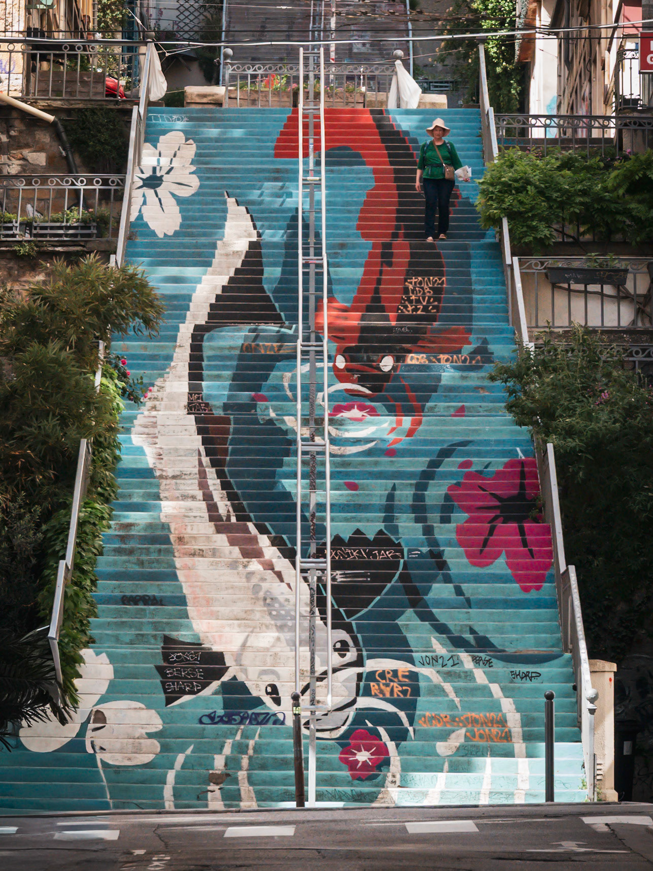 escaliers rue pouteau