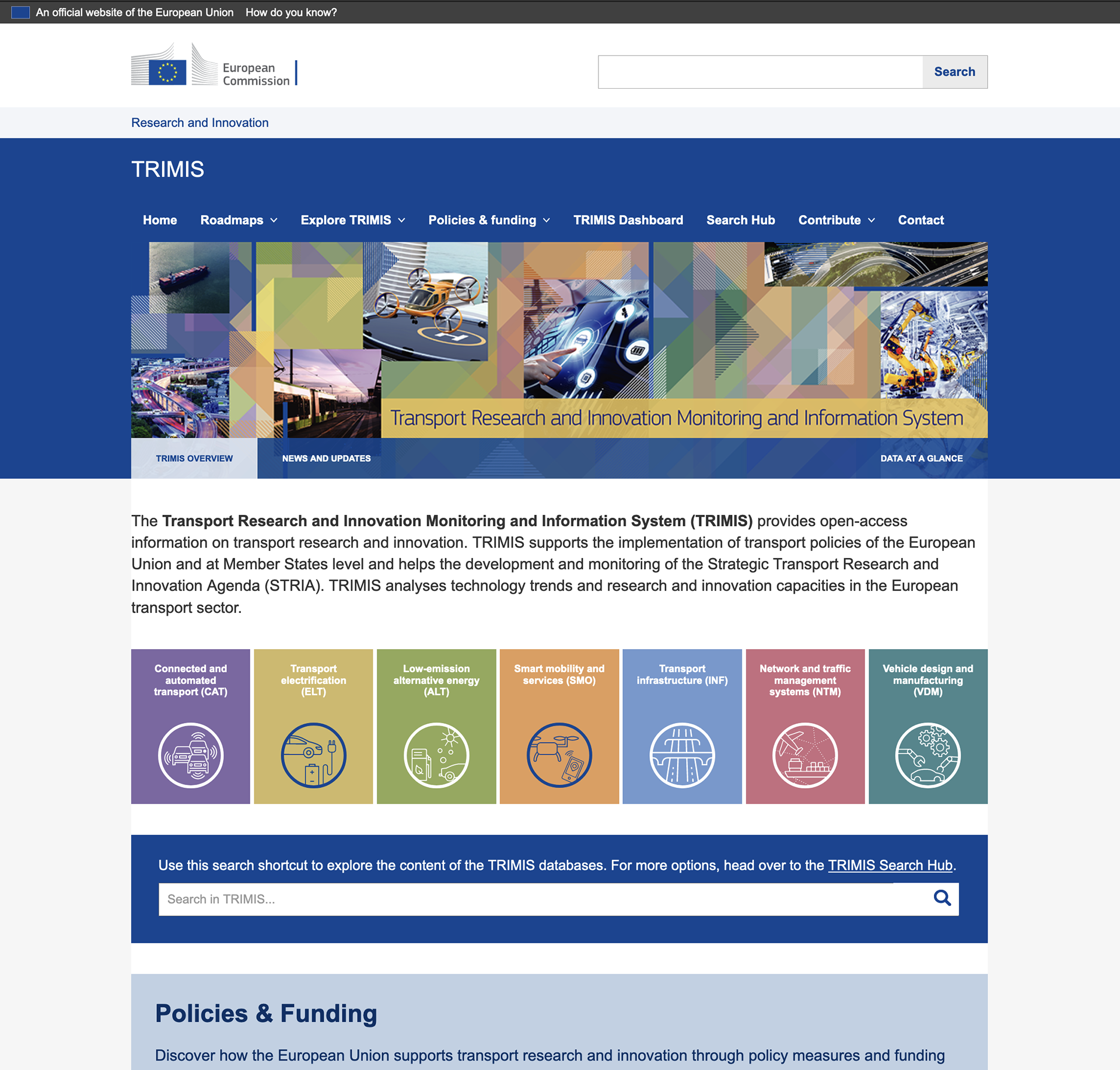 TRIMIS website