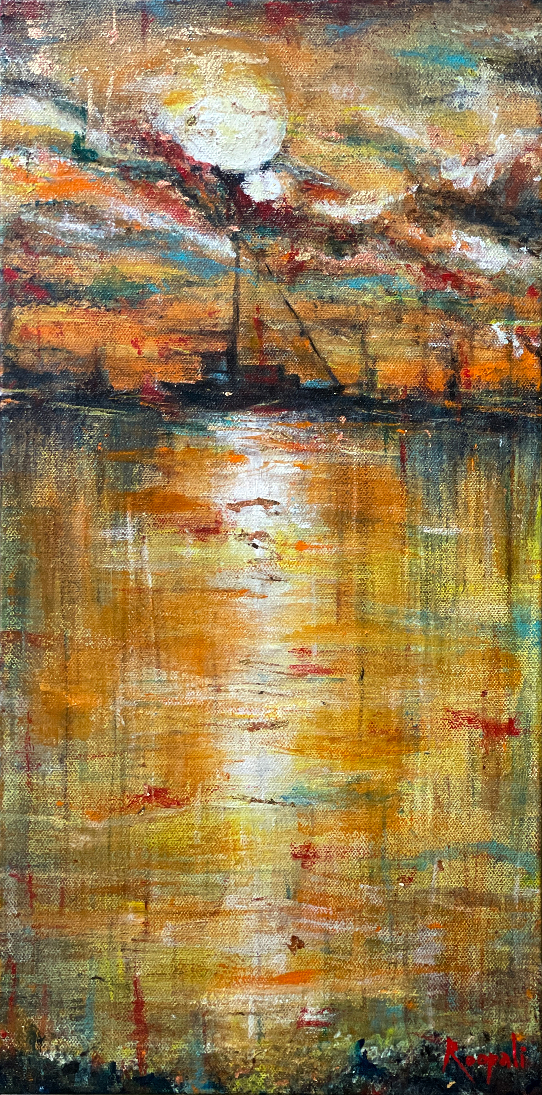 Hope, Acrylic on canvas, 12" x 16"