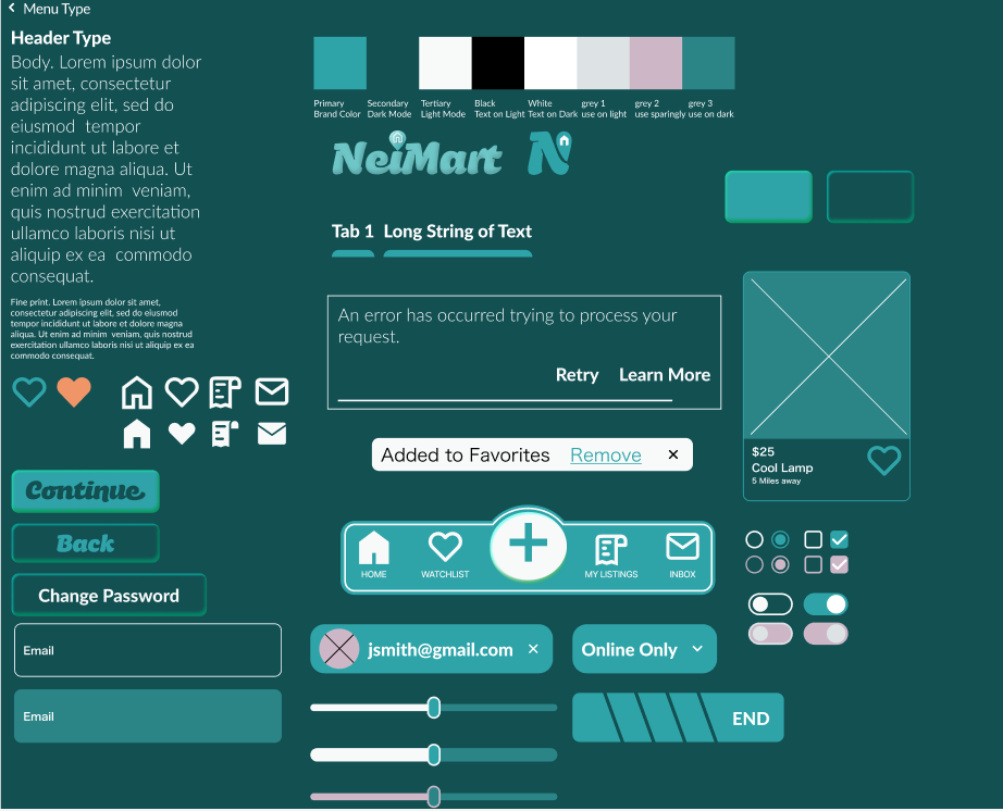  Dark Mode Design Set
