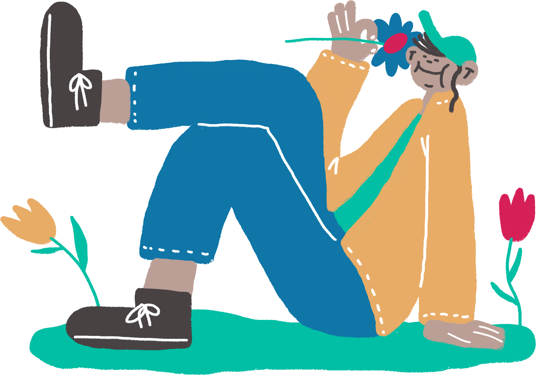 Suomen Nuorisoseurat. Kuvitus työllistämistoimintaan.