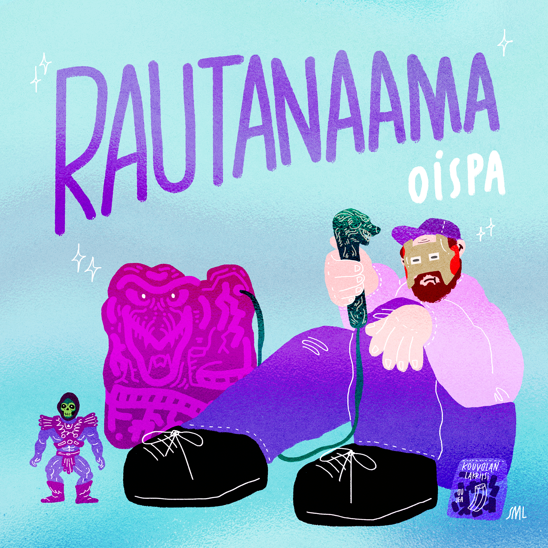 Rautanaaman sinkkulohkaisun levynkansi.