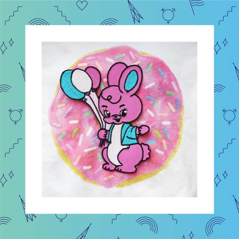 Lahden Seta- kangasmerkki.