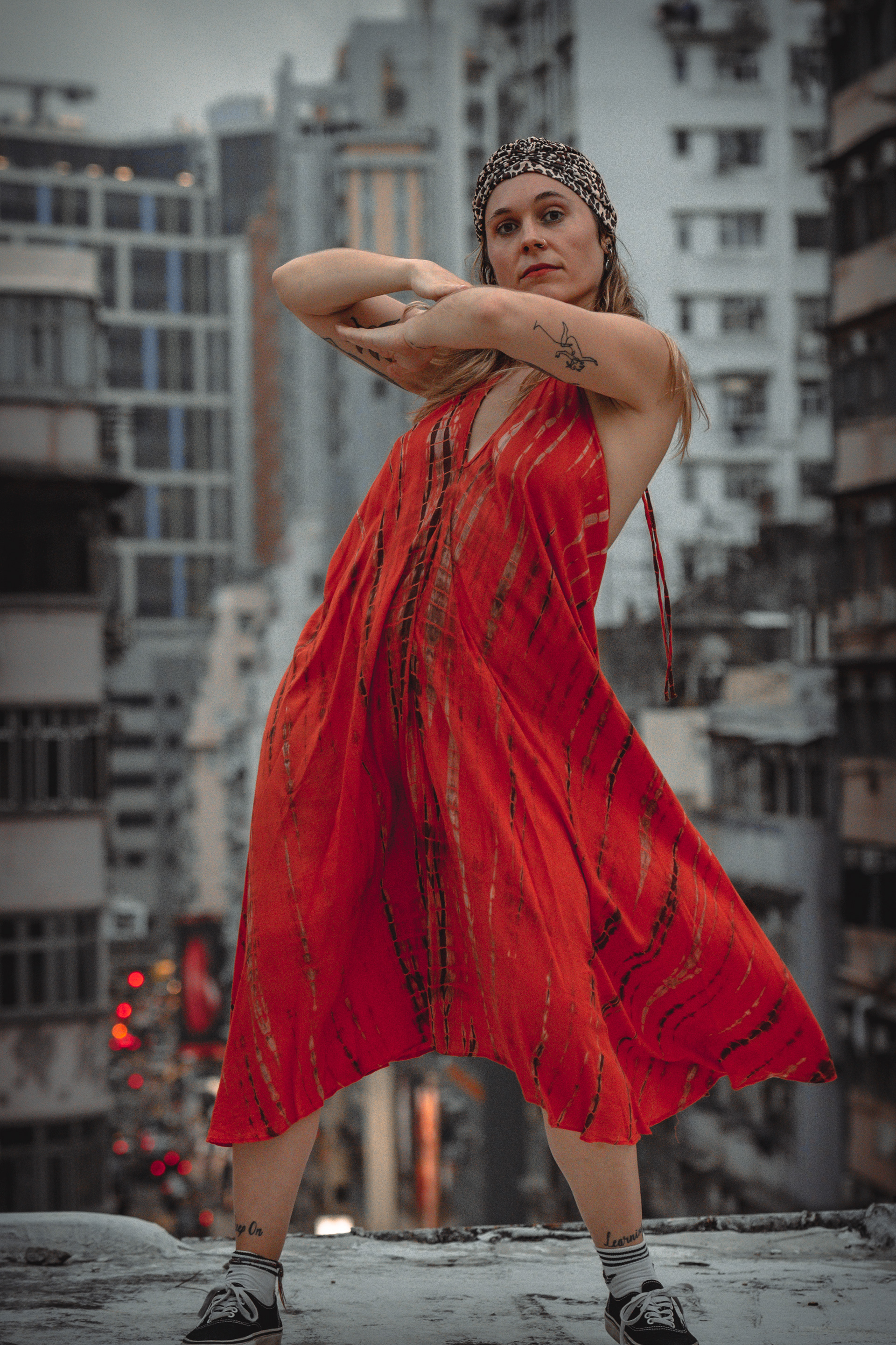 Hong Orange Rooftops 