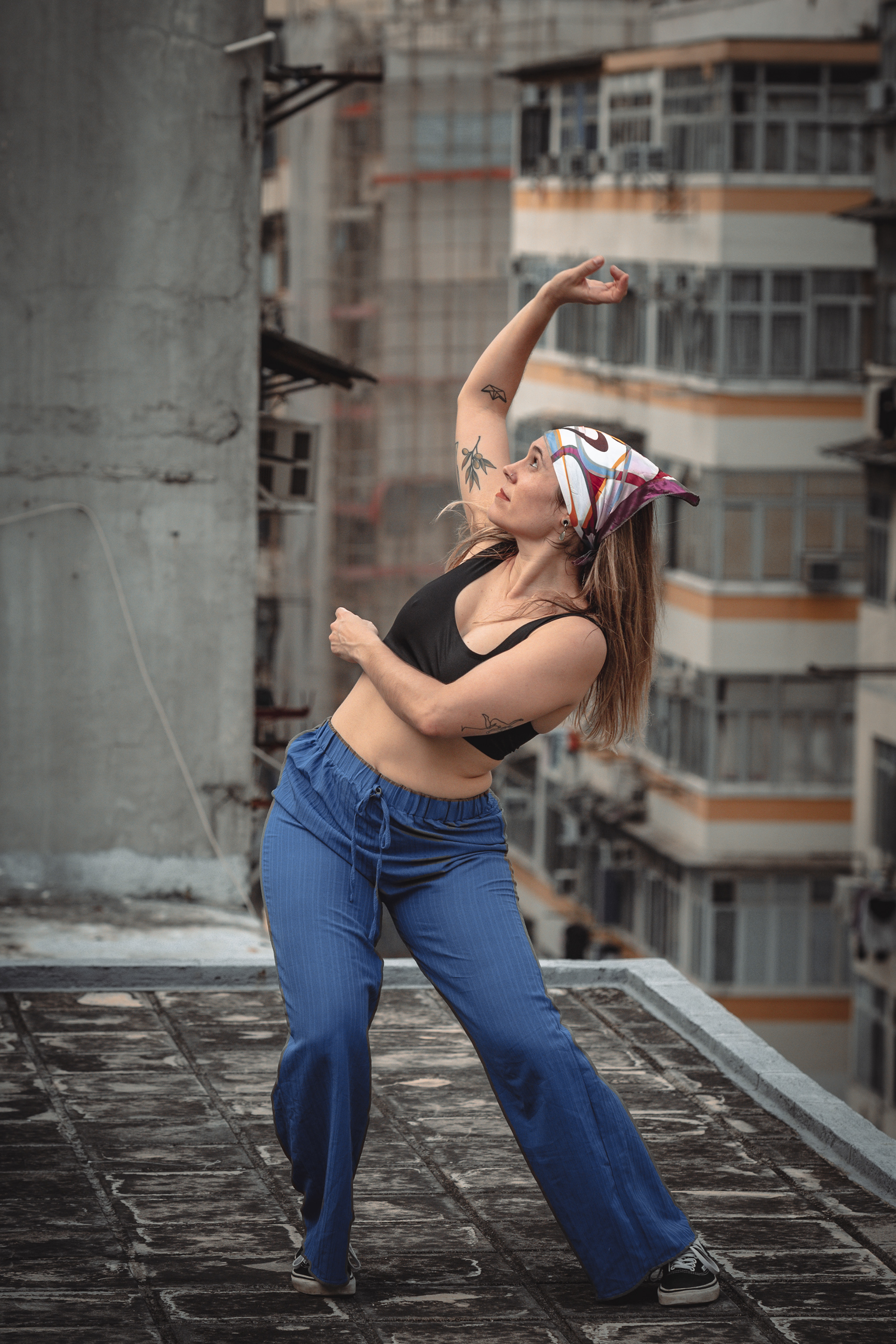 Hong Blue Rooftops 