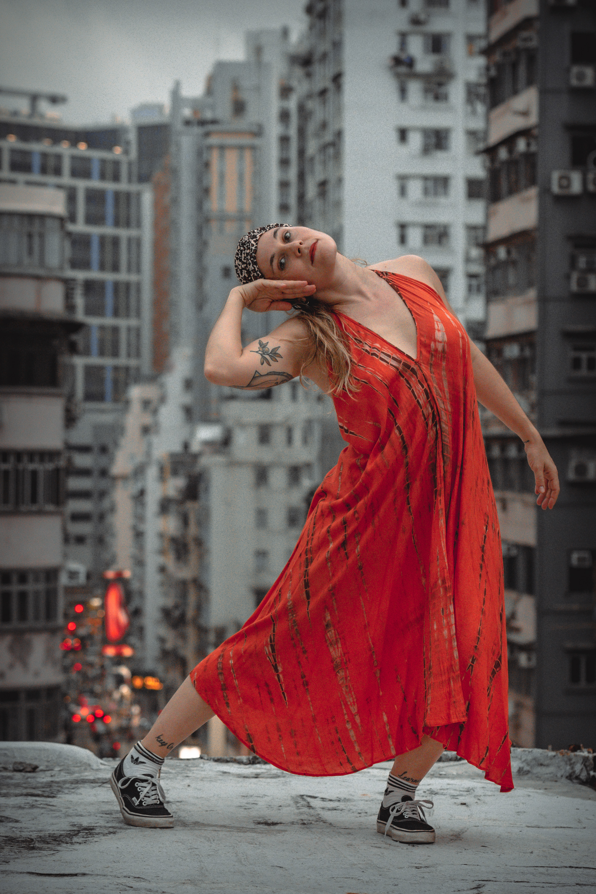 Hong Orange Rooftops 