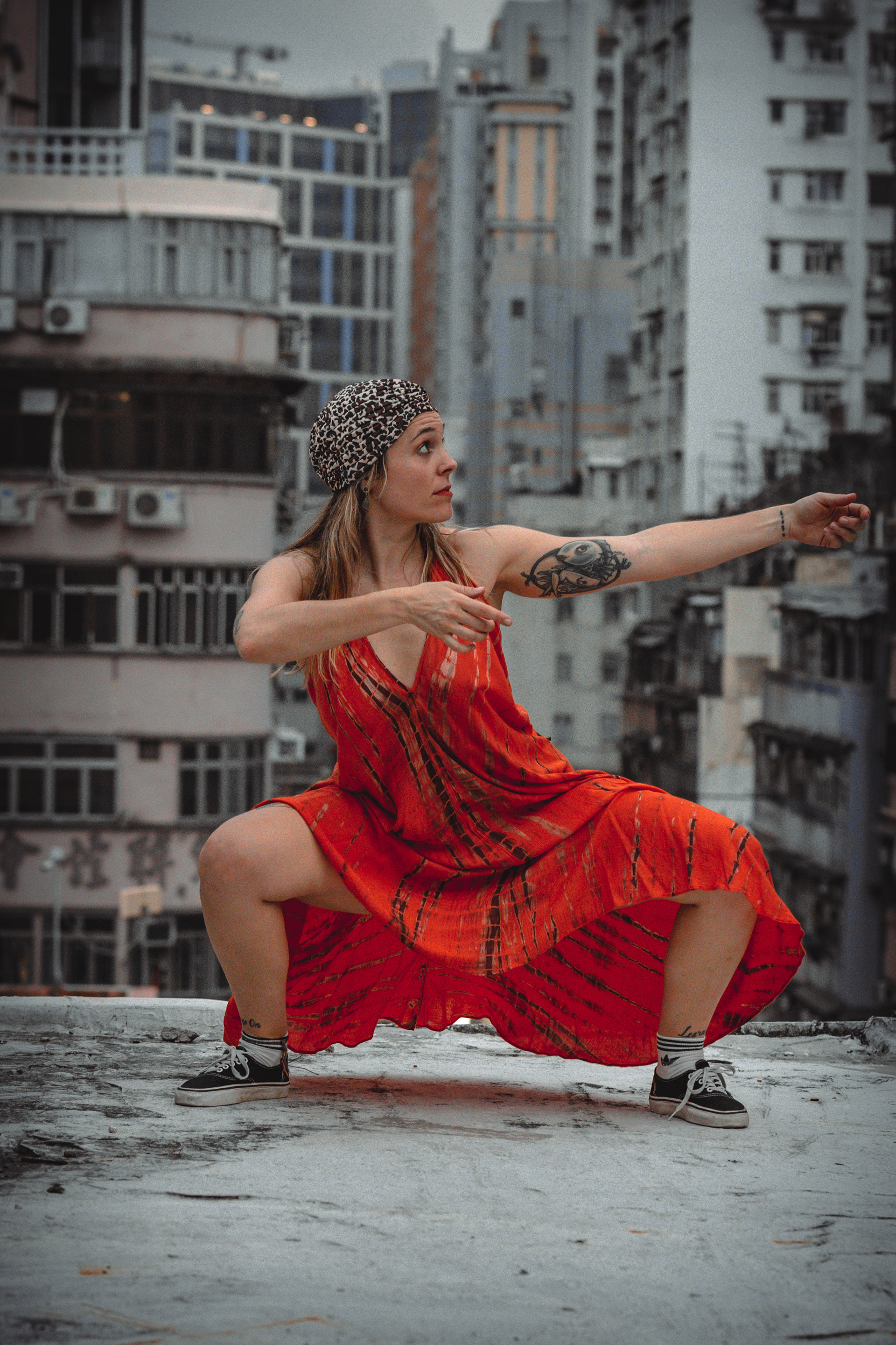 Hong Orange Rooftops 