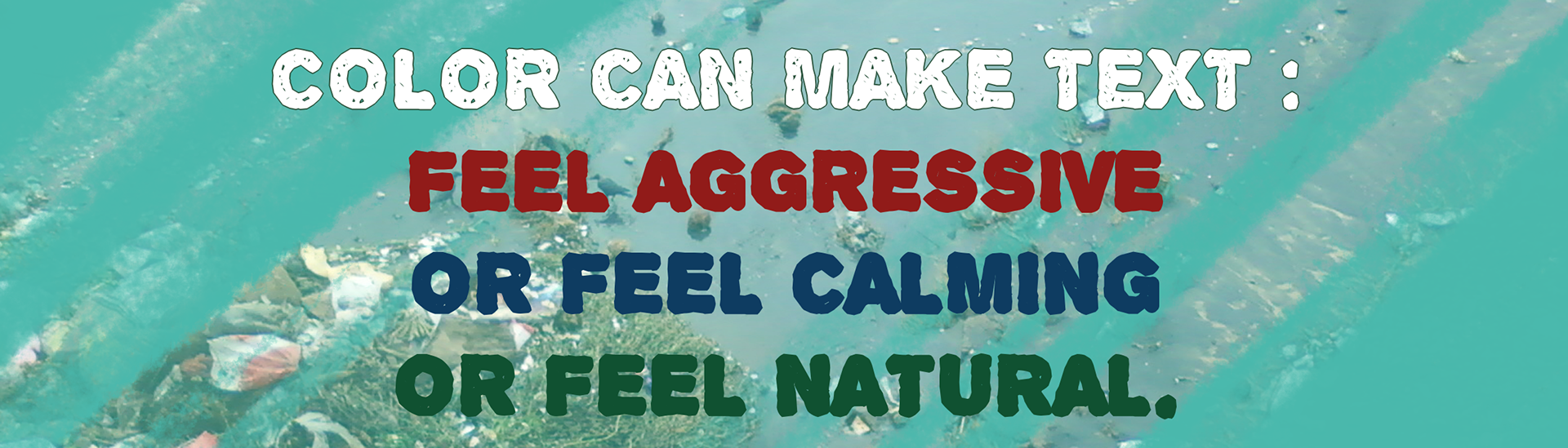 demonstration of colors being used in text