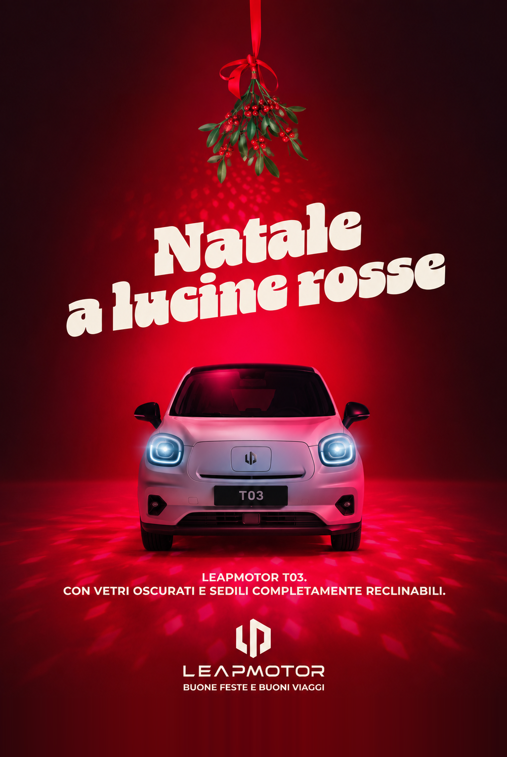 WISHING YOU A RED LIGHT XMAS (WITH DARK GLASS AND FULLY RECLINABLE SEATS)