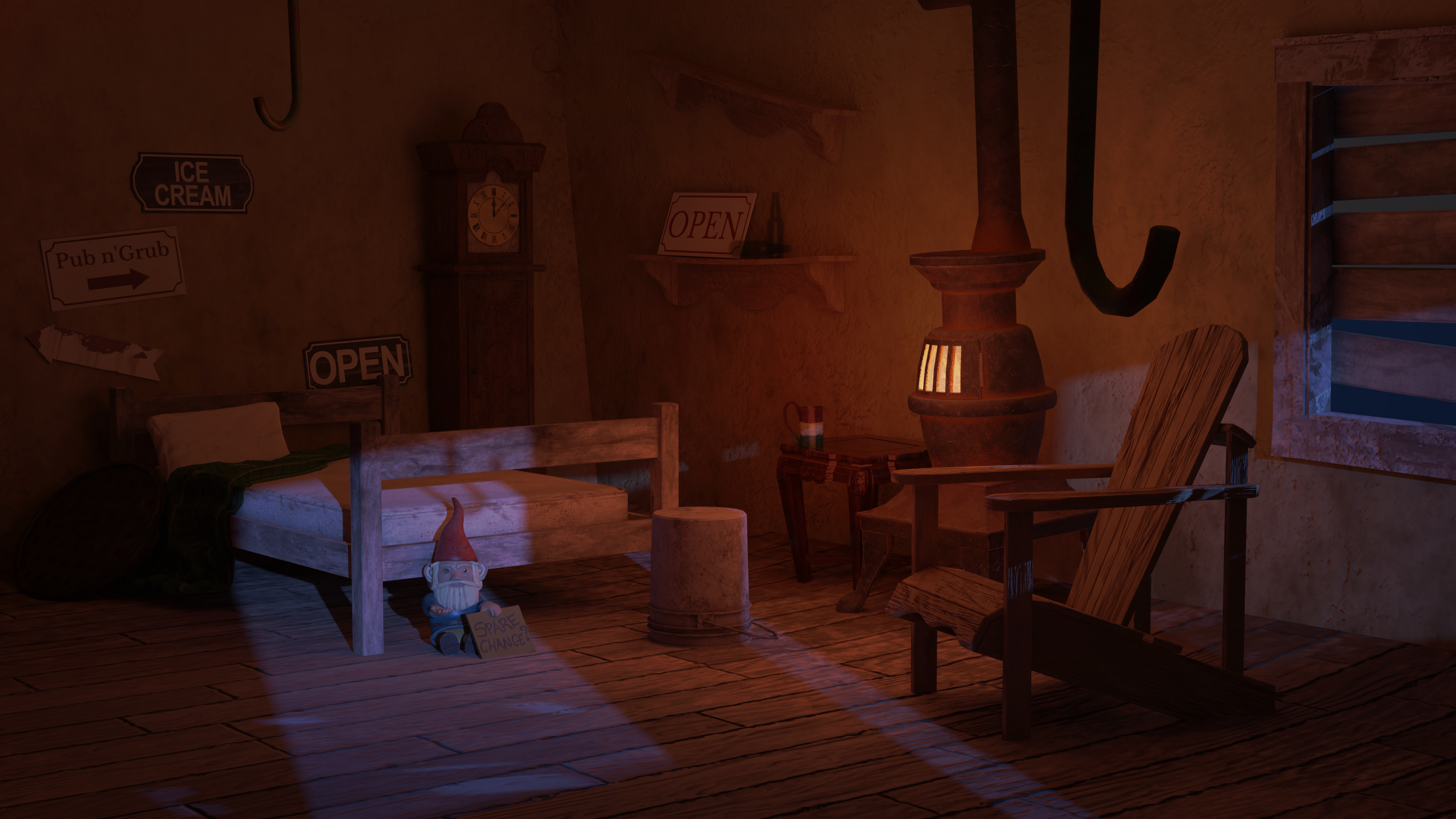 Britches' Stilt Shack - Interior