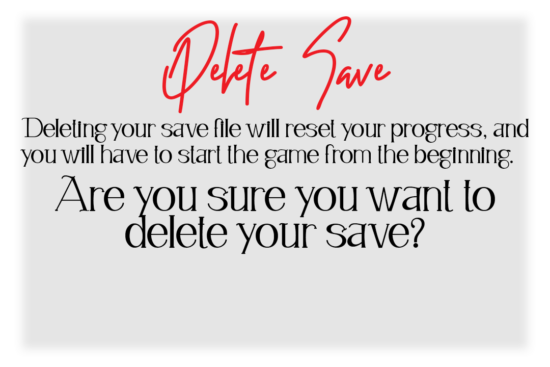 Mummer's Journey - Delete Save UI Asset