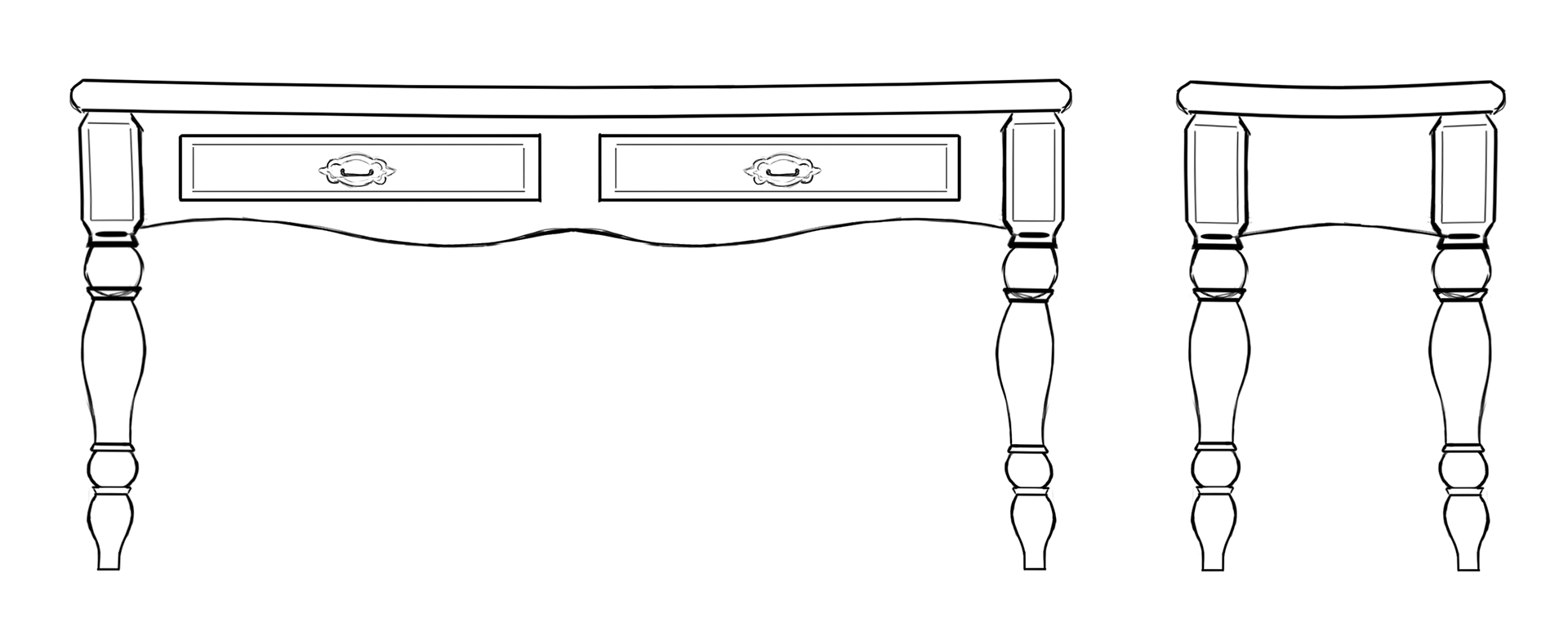 Console Table Concept Art