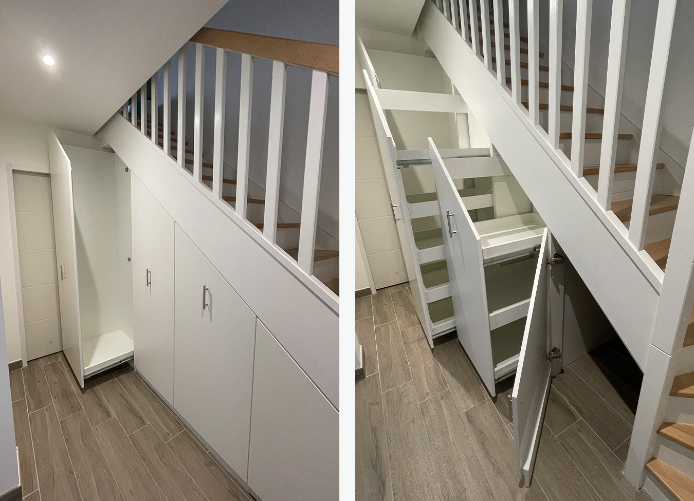 Aménagement sous escalier