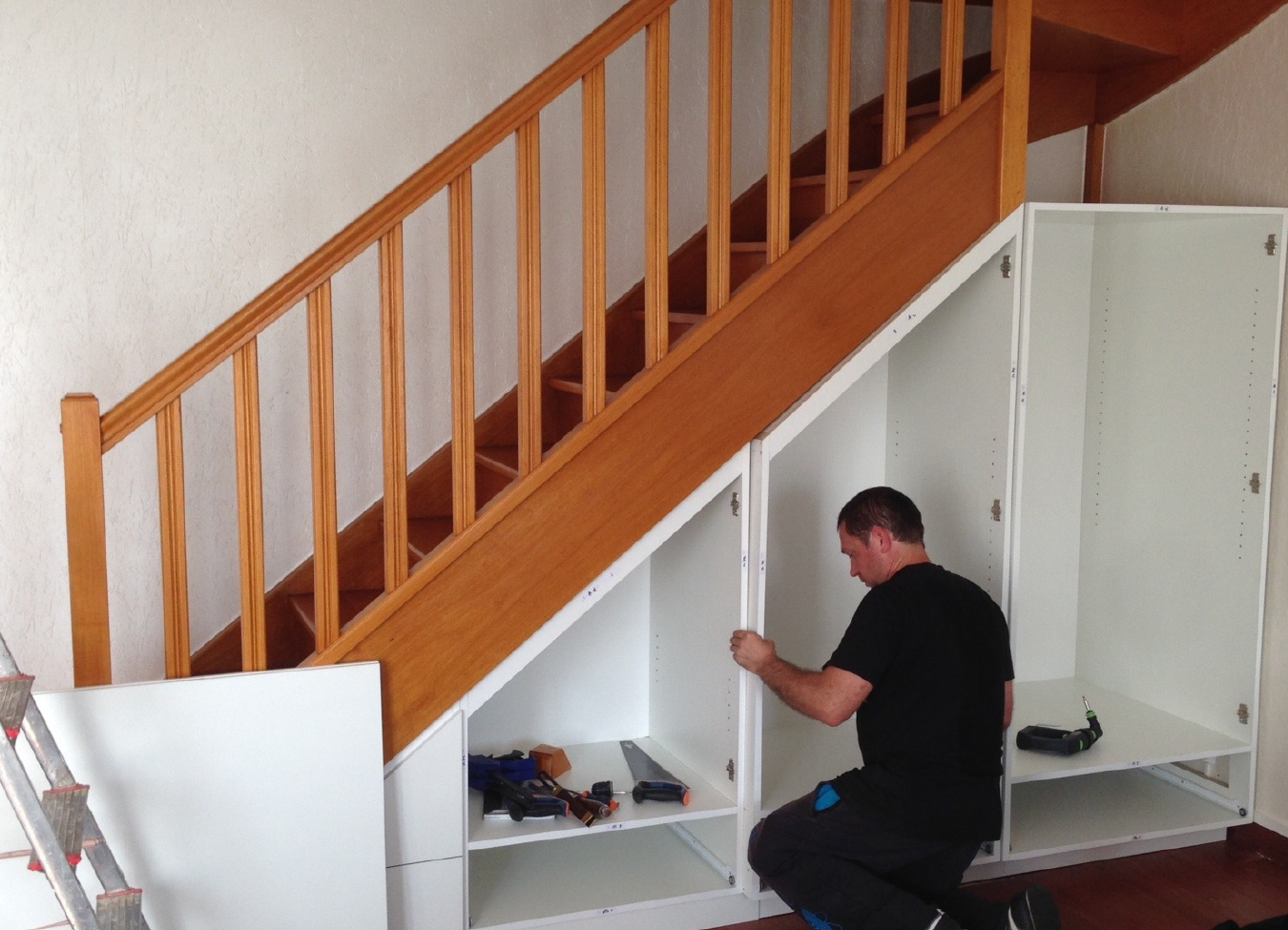 Placards sous escalier