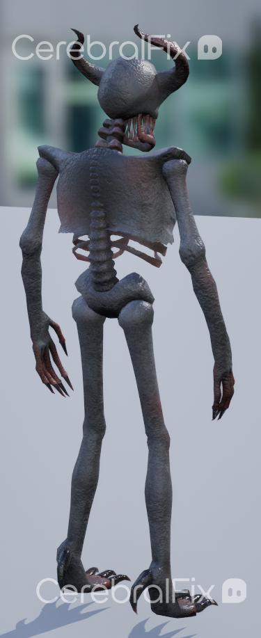 Enemy 3D Model. (c) CerebralFix