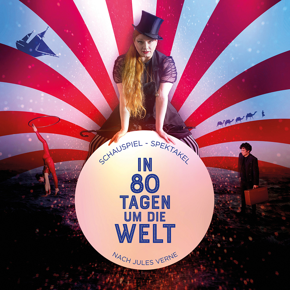 In 80 Tagen um die Welt Keyvisual Ensemble Persona