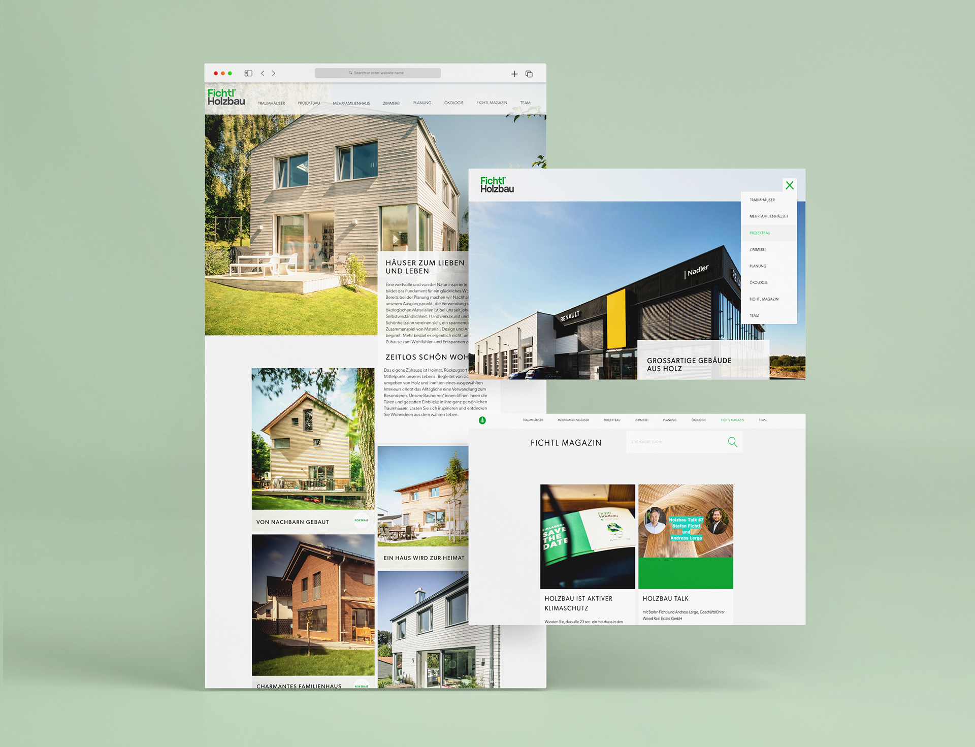Webdesign Holzbau Fichtl