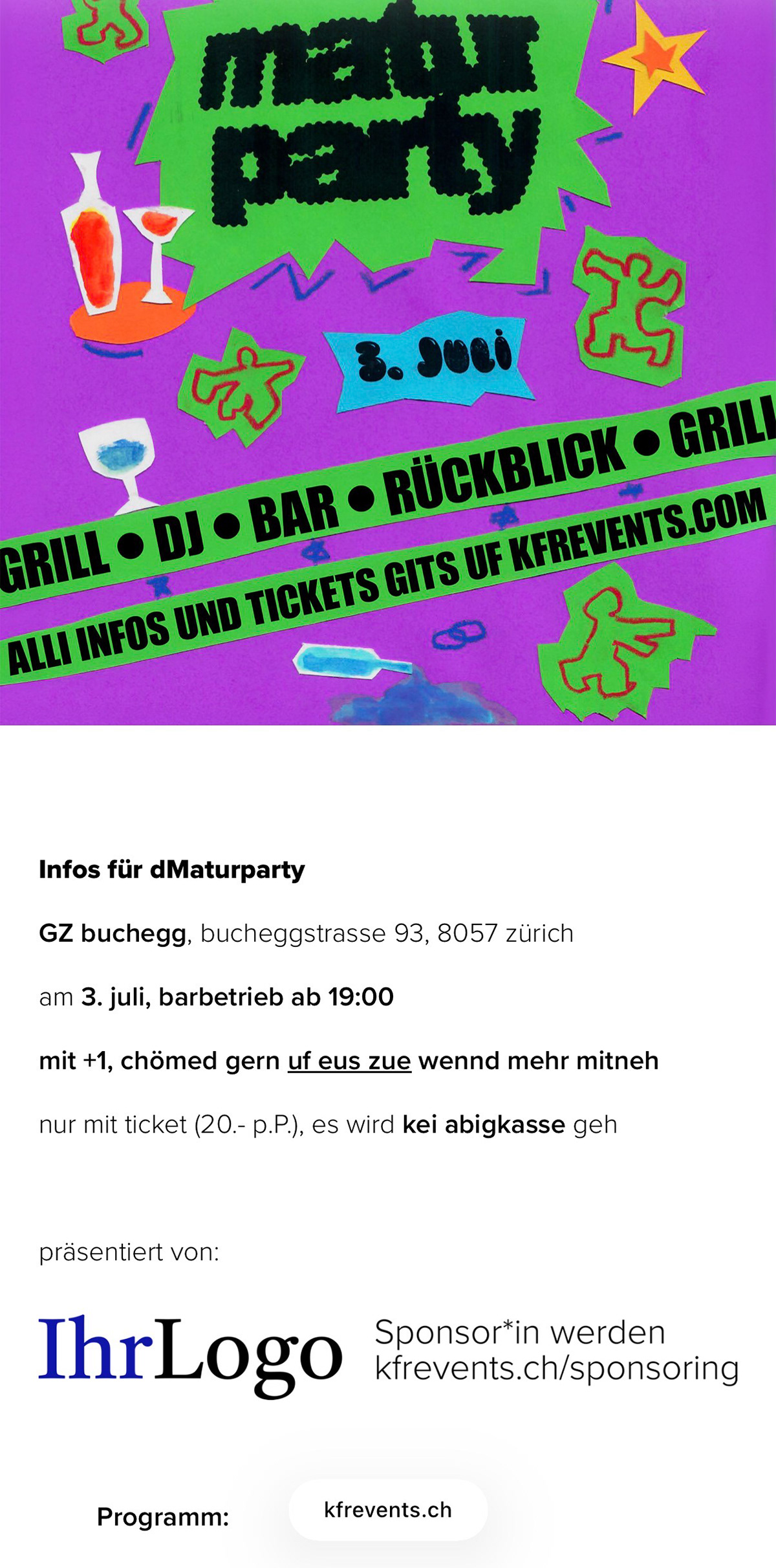 Event-Infoseite