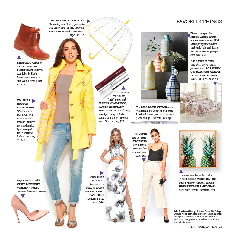 Art direction and page layout for Yes! Magazine - For the River Valley Woman (Kankakee & Will counties, Illinois)
