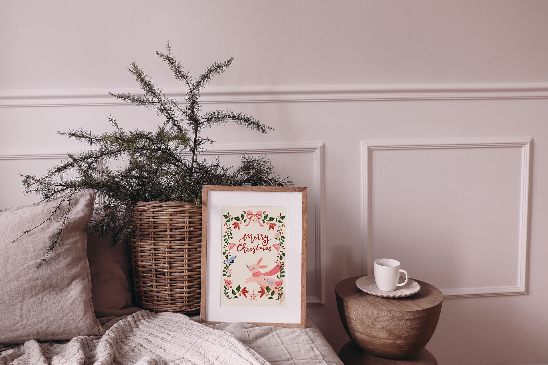 Art Print Merry Christmas - available in A5 and A4 