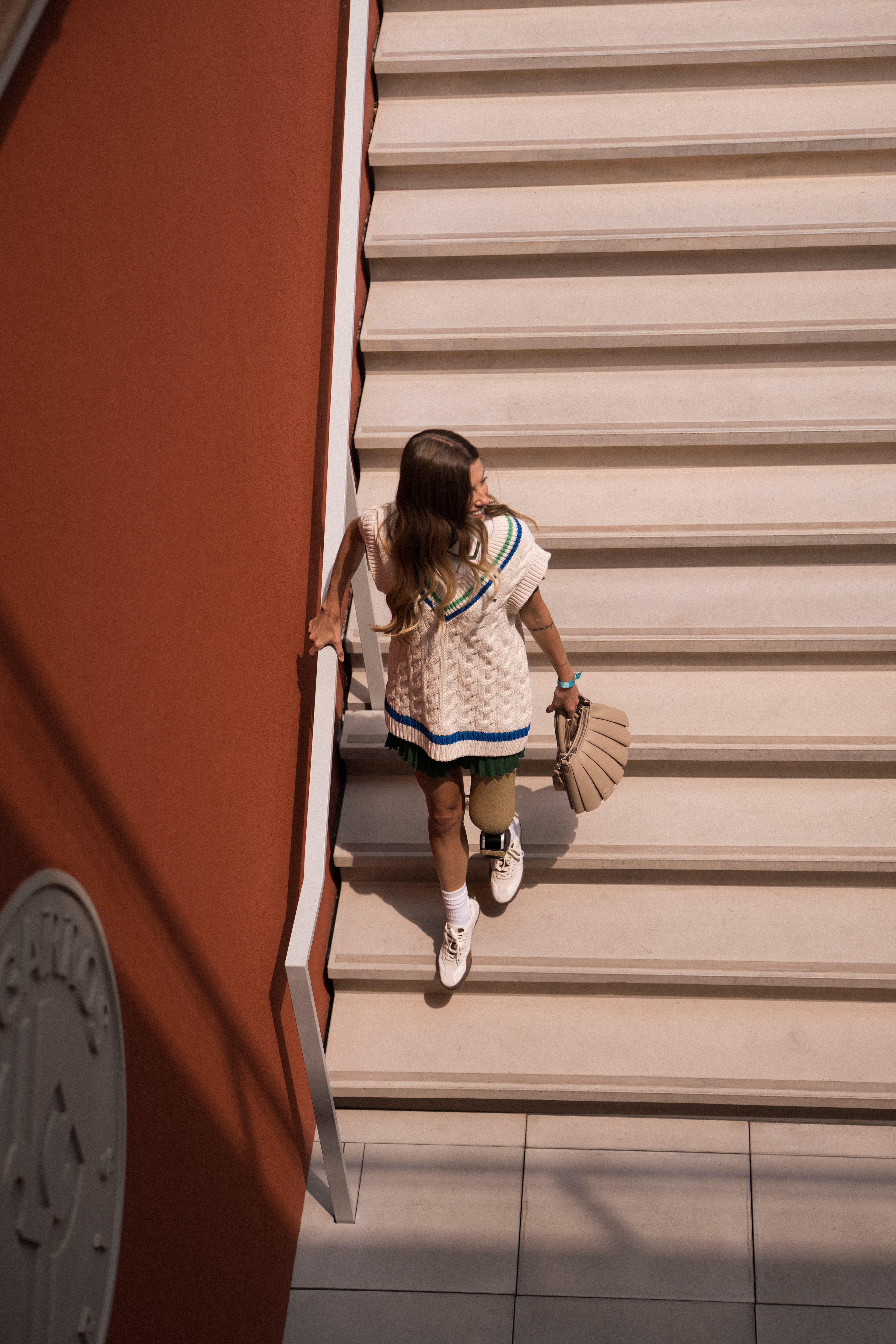 Paola Antonini at Roland Garros 2025 for Lacoste