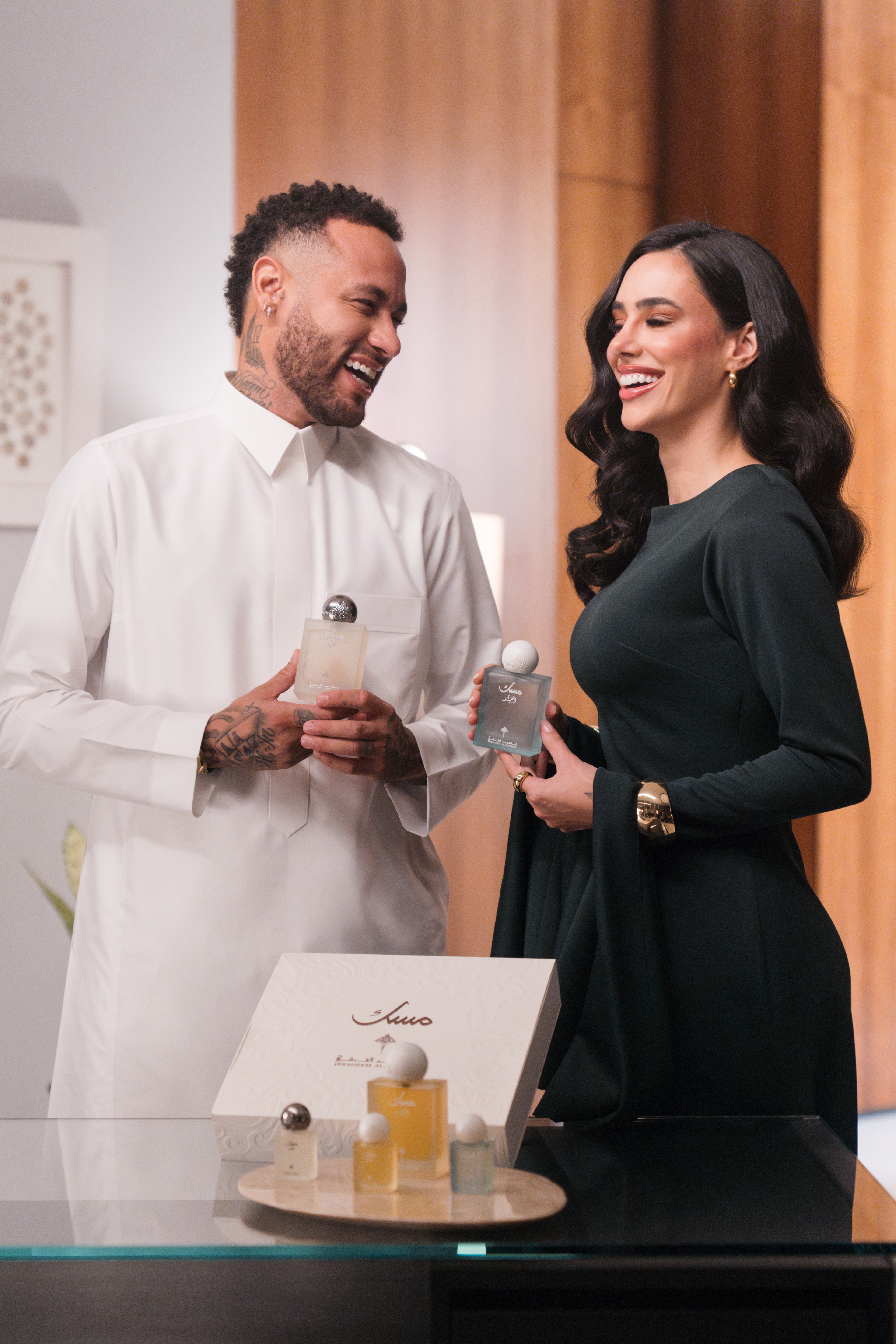 Neymar & Bruna Biancardi for Ibrahim Alqurashi