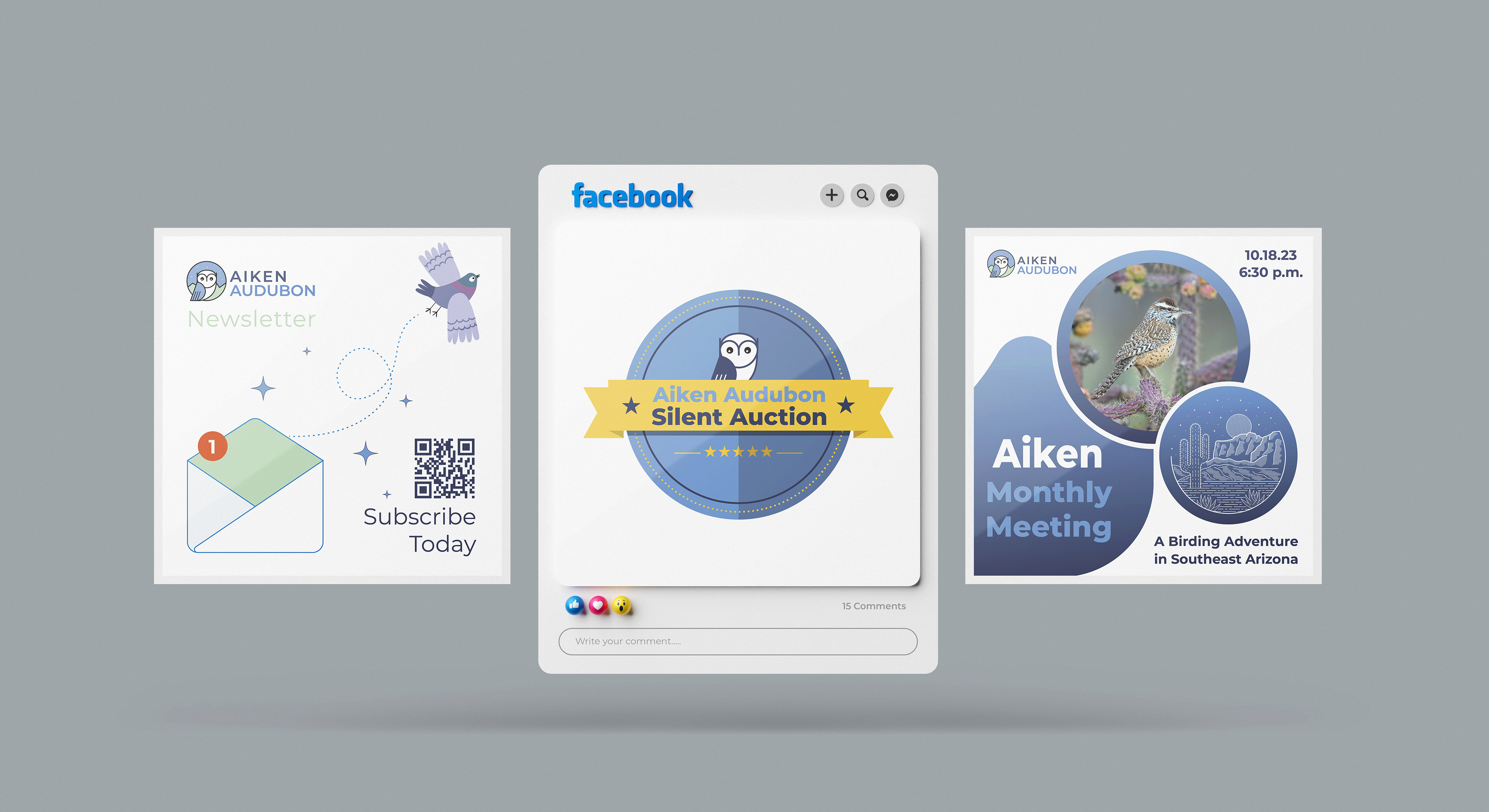 Aiken Audubon Social Media Posts