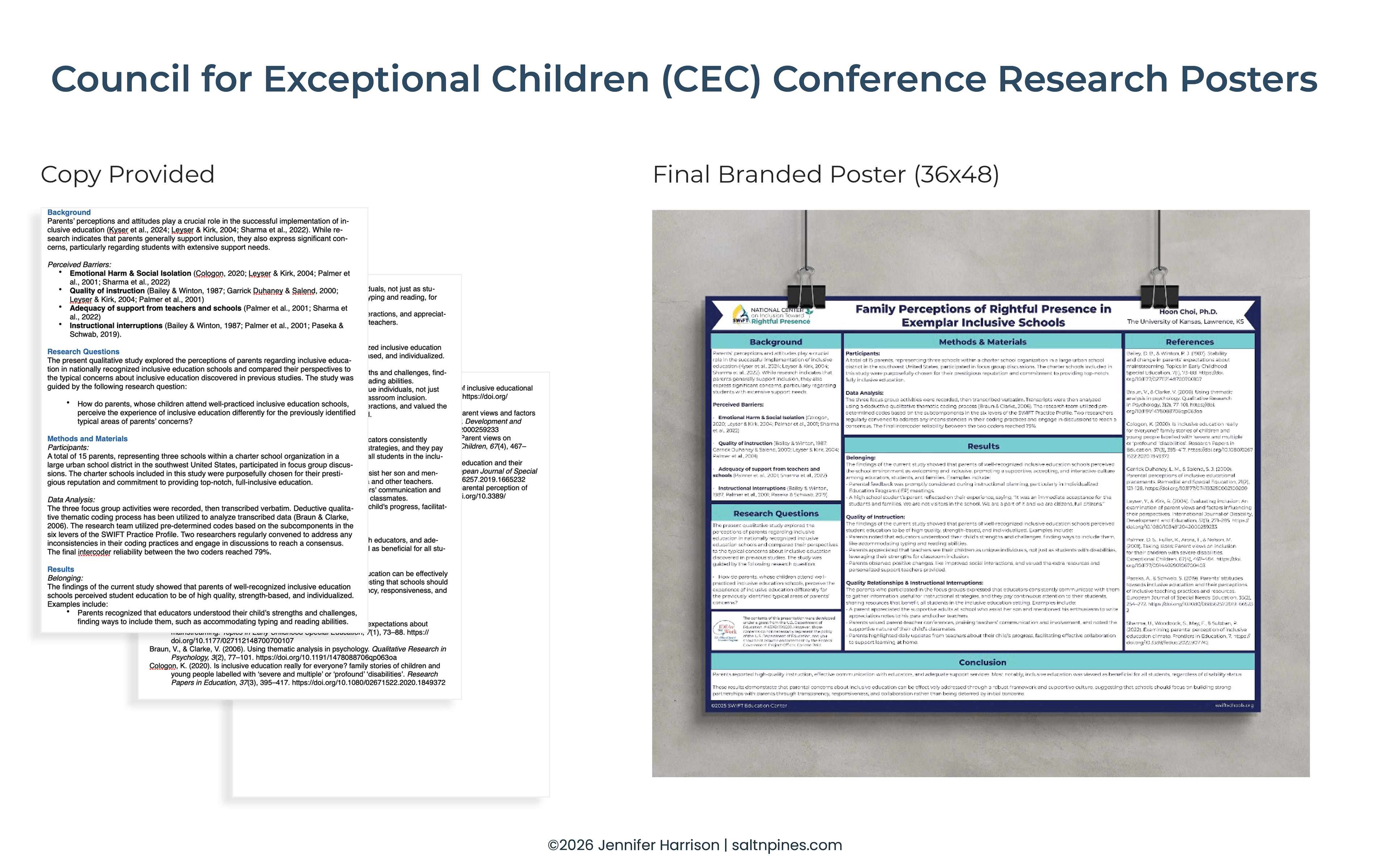 CEC Convention Research Poster
