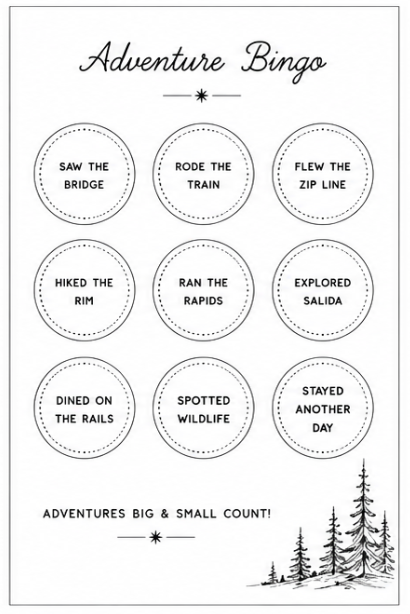 adventure bingo page