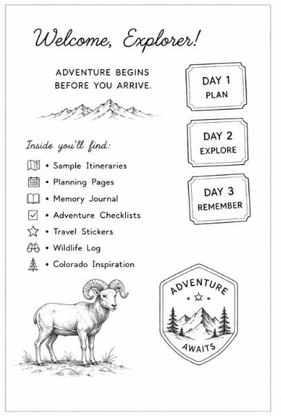 Welcome Explorer Page