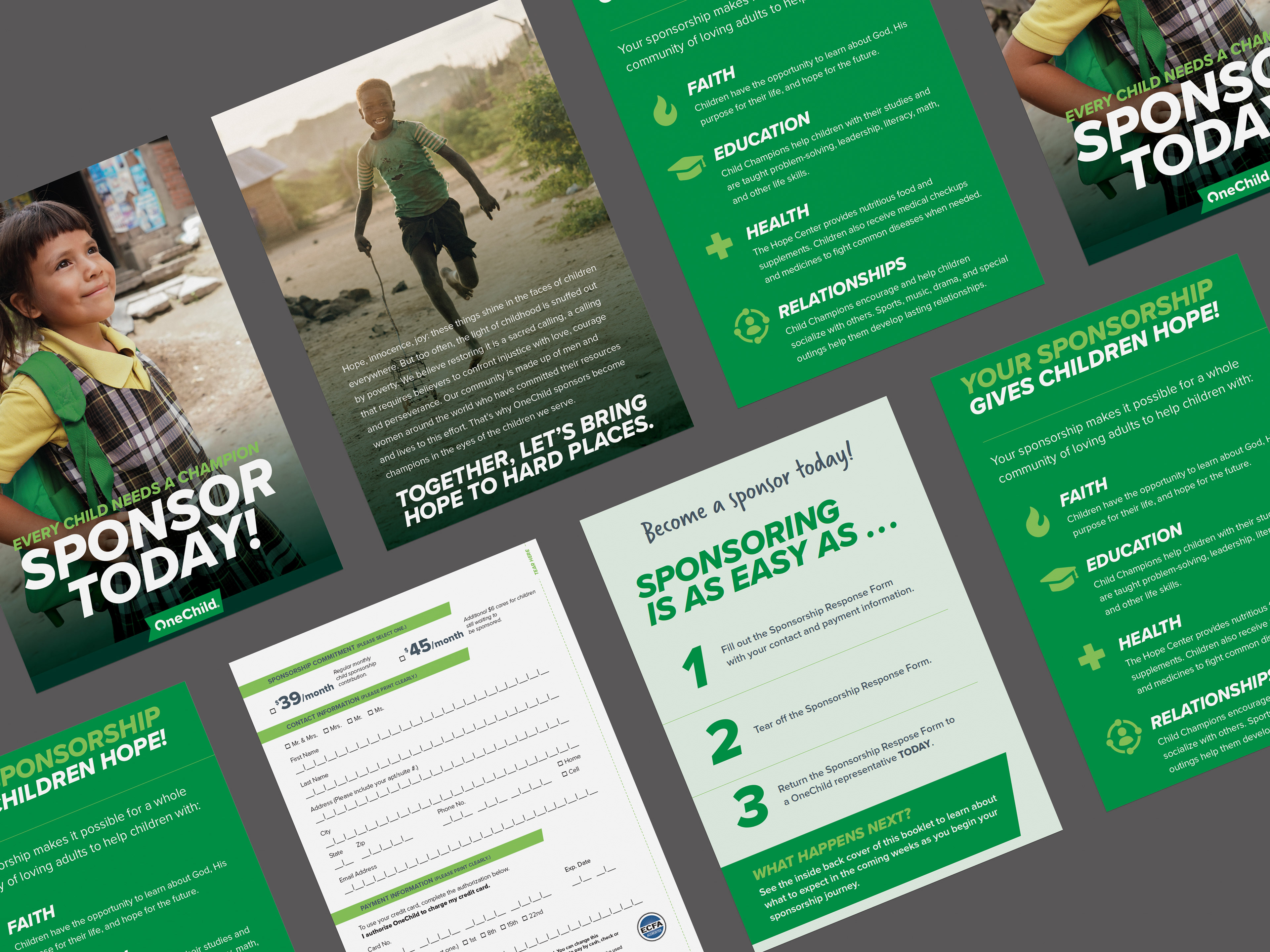 OneChild Sponsorship Packet