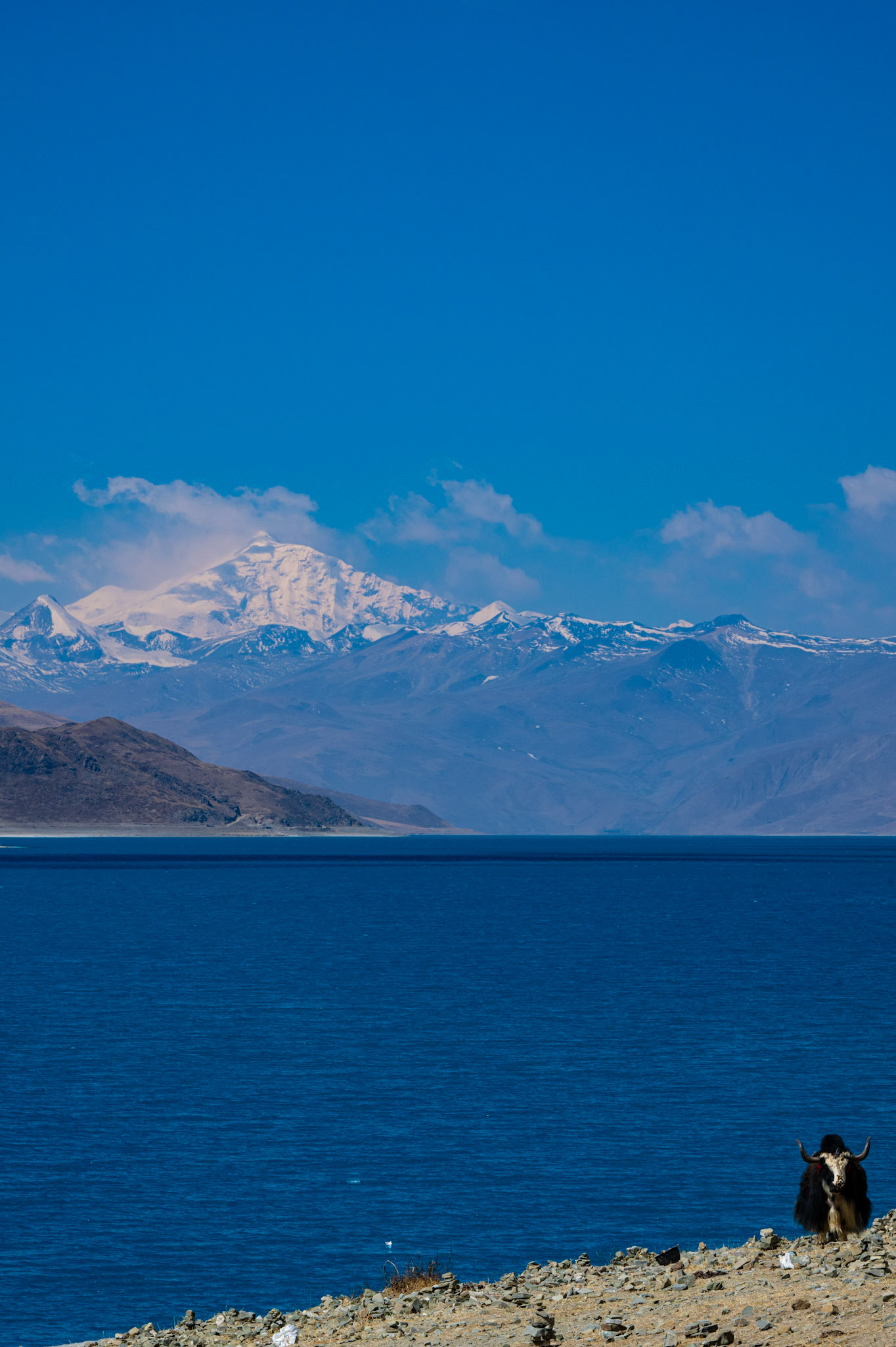 Yamdrok Lake, Tibet, China · April 25, 2024 · Nikon Z 9 · Nikkor Z 135mm f/1.8 S Plena · 1/500 sec f/16 ISO 360
