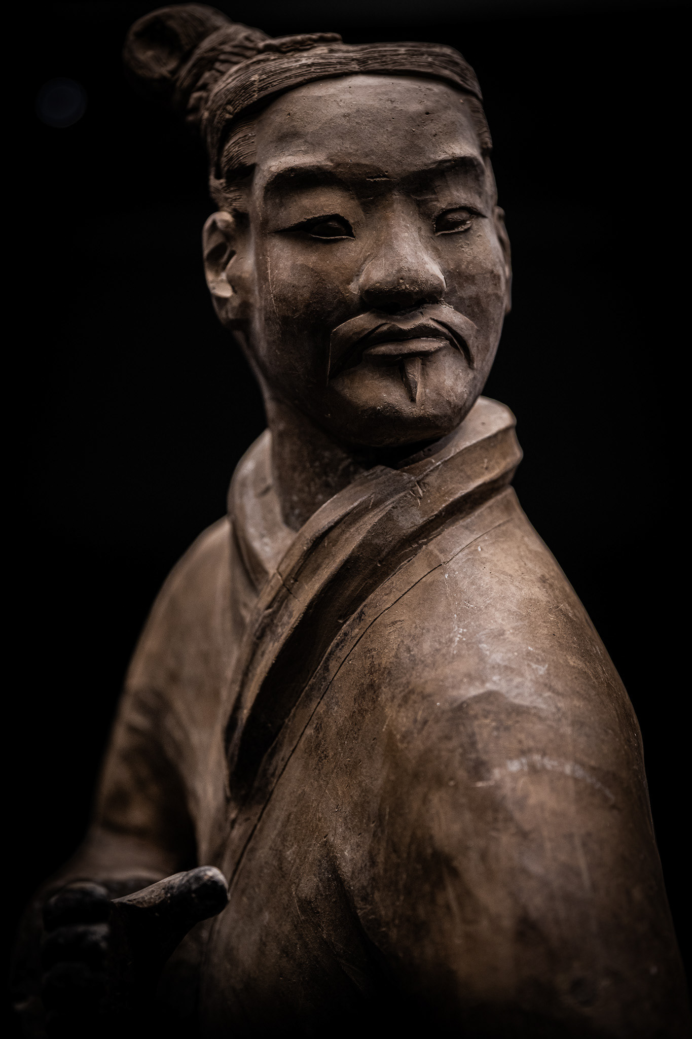 Terracotta Warriors, Emperor Qinshihuang’s Mausoleum Site Museum, Xi’an, Shaanxi, China · January 4, 2025 · Nikon Z 9 · Nikkor Z 135mm f/1.8 S Plena · 1/250 sec f/1.8 ISO 1250