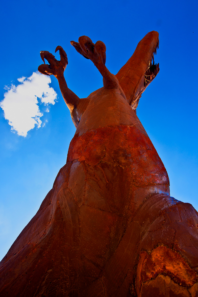 Thomas RobertAnza-Borrego State Park; Strange and amazing steel structures in the shape of pre-historic animals and creatures that roamed this desert a long time ago.