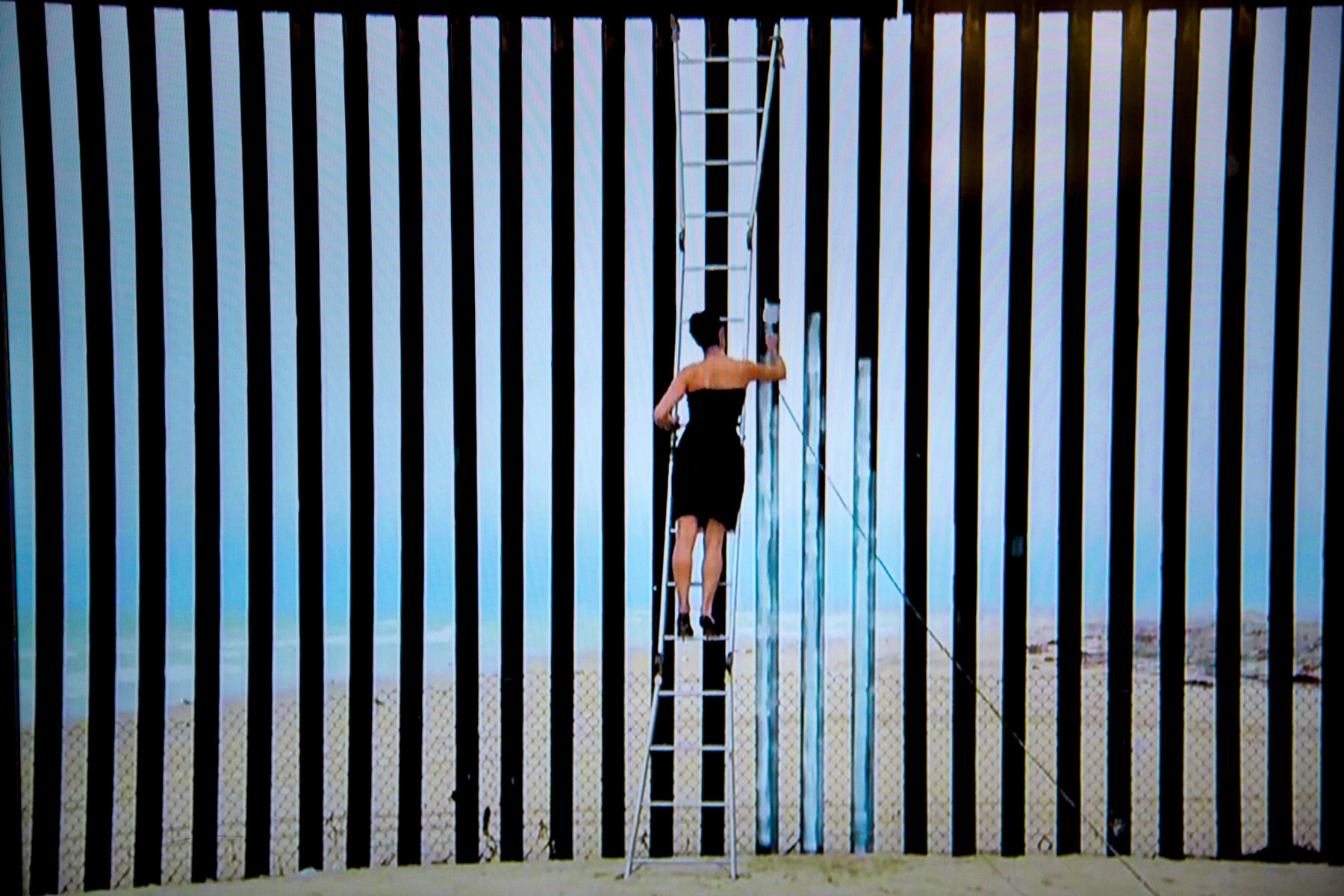 Ana Teresa Fernandez making the border wall disappear