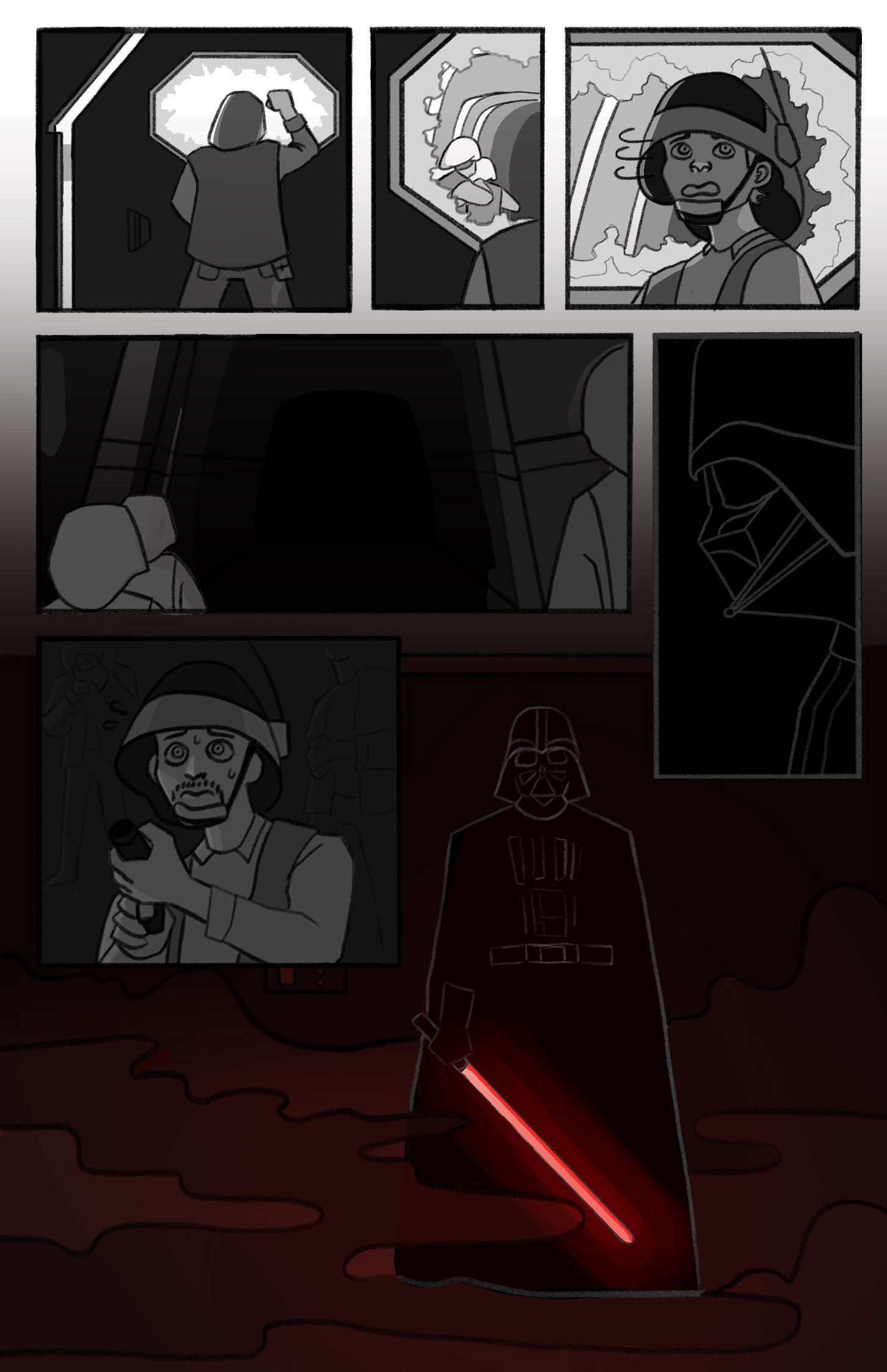 Rogue 1 Scene Illustrated
