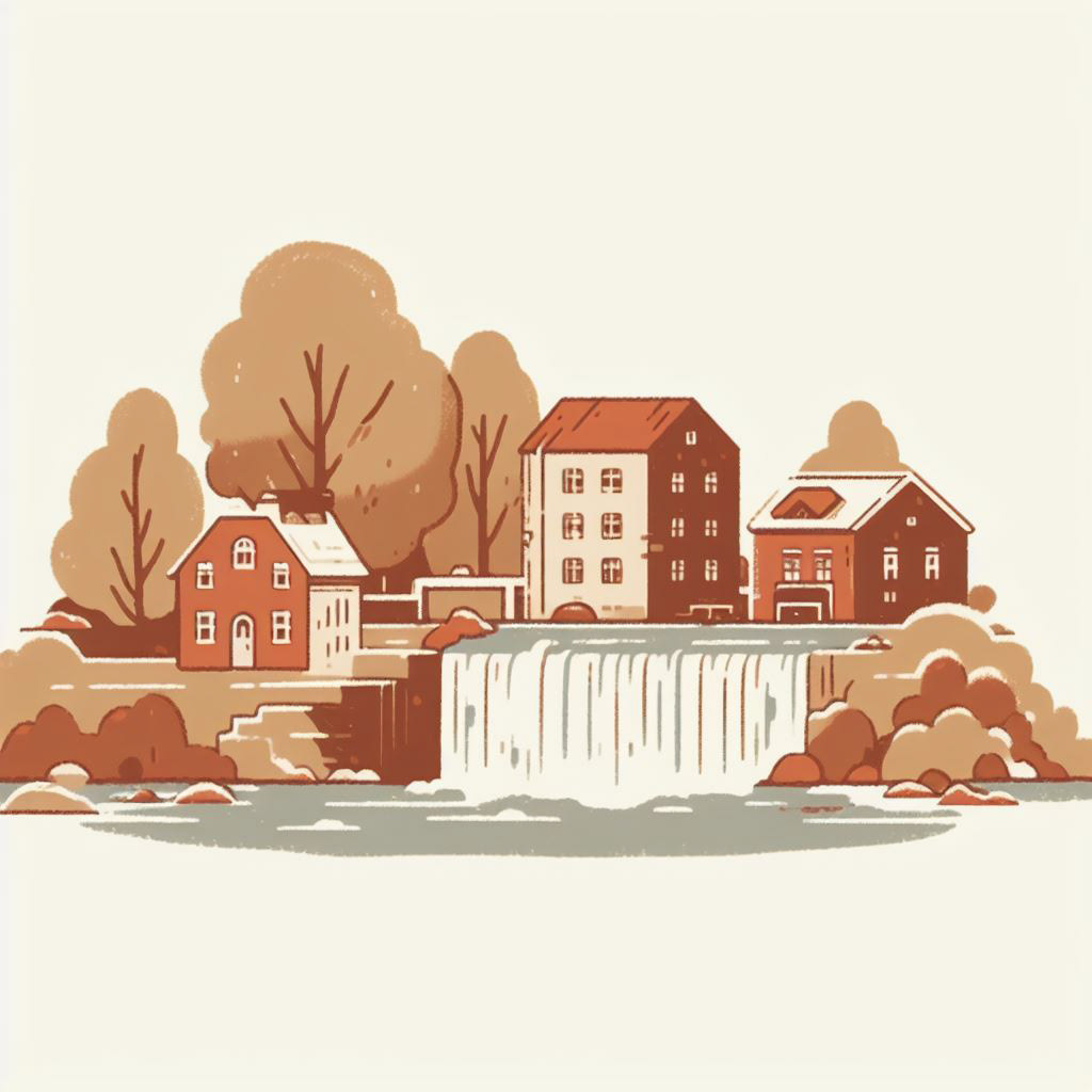 Honeoye Falls Waterfall